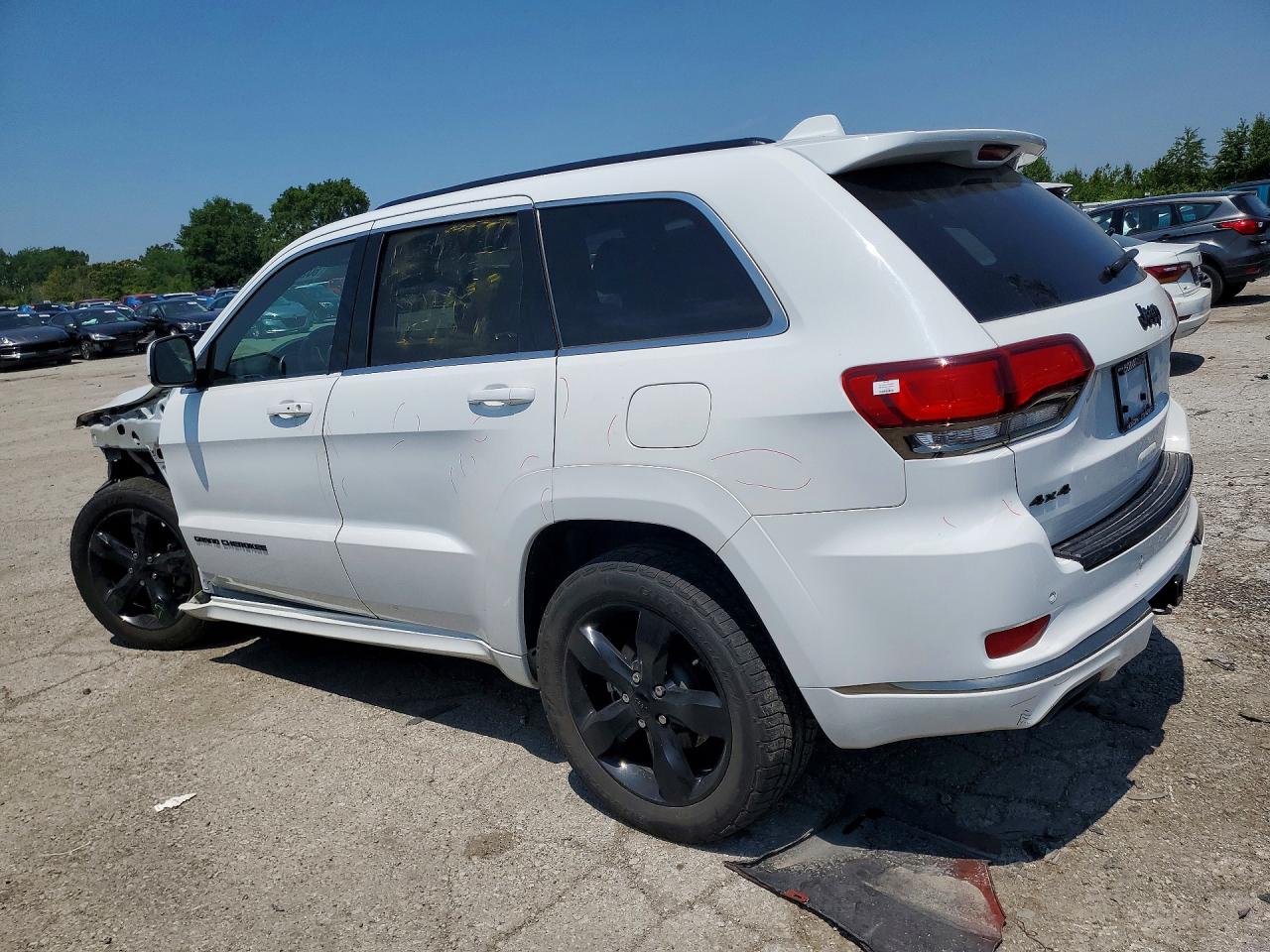2015 Jeep Grand Cherokee Overland White vin: 1C4RJFCG2FC111043