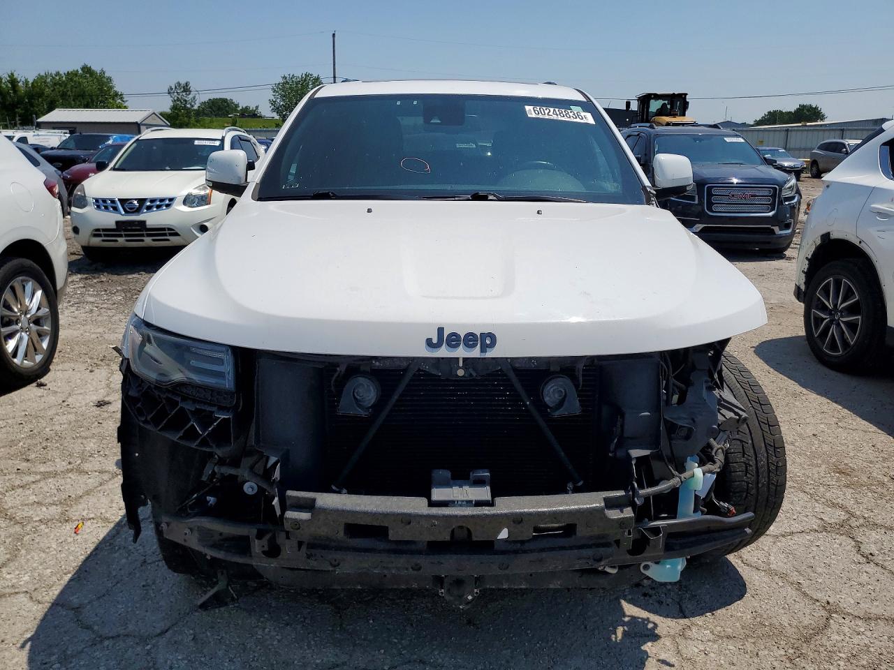 2015 Jeep Grand Cherokee Overland White vin: 1C4RJFCG2FC111043