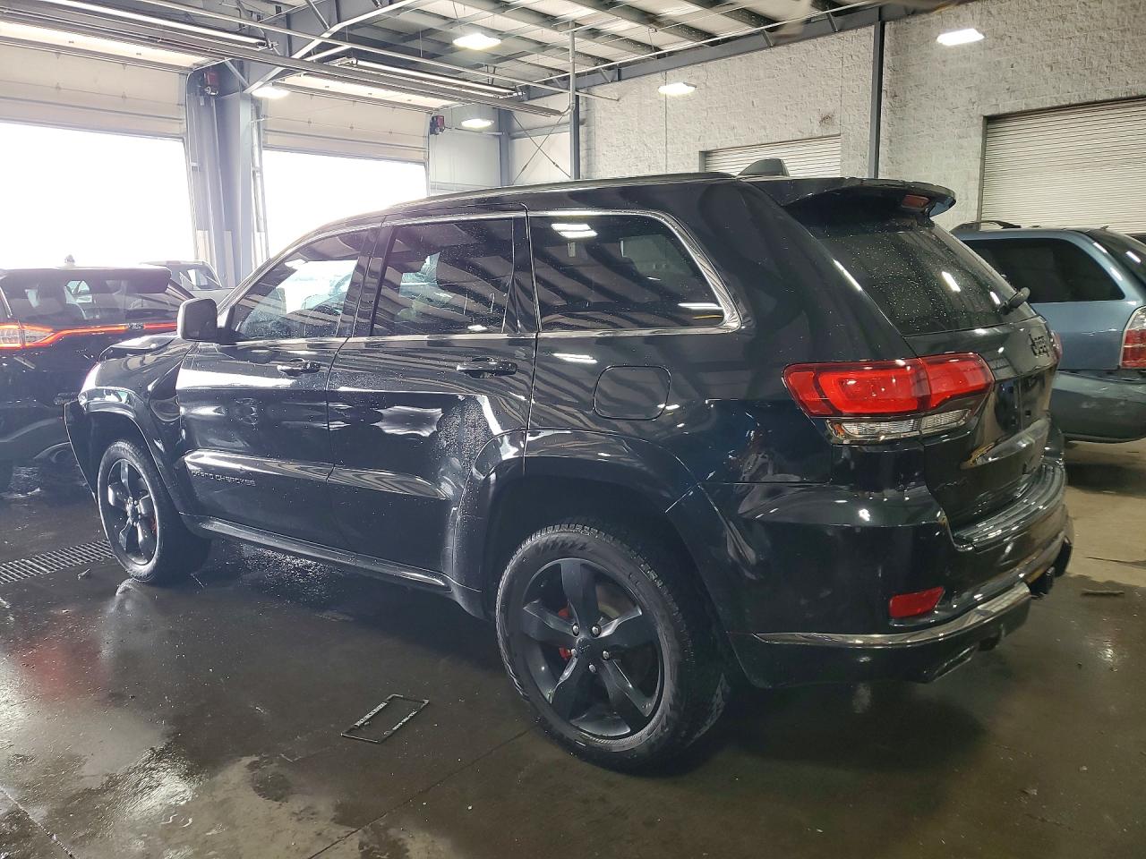2015 Jeep Grand Cherokee Overland Black vin: 1C4RJFCG2FC241534