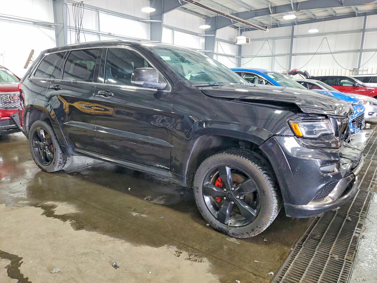 2015 Jeep Grand Cherokee Overland Black vin: 1C4RJFCG2FC241534