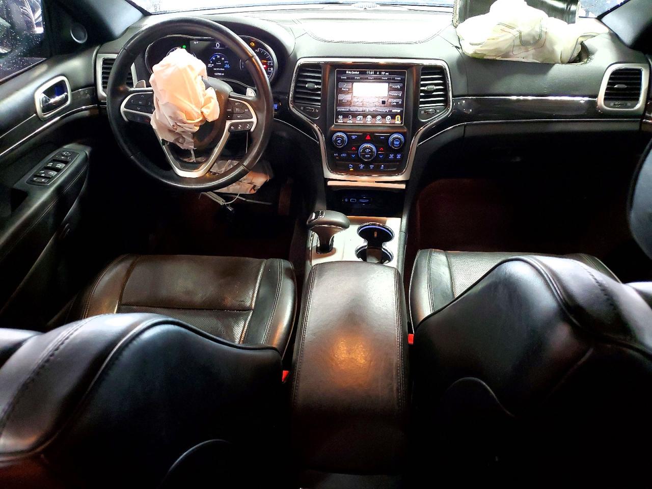 2015 Jeep Grand Cherokee Overland Black vin: 1C4RJFCG2FC241534