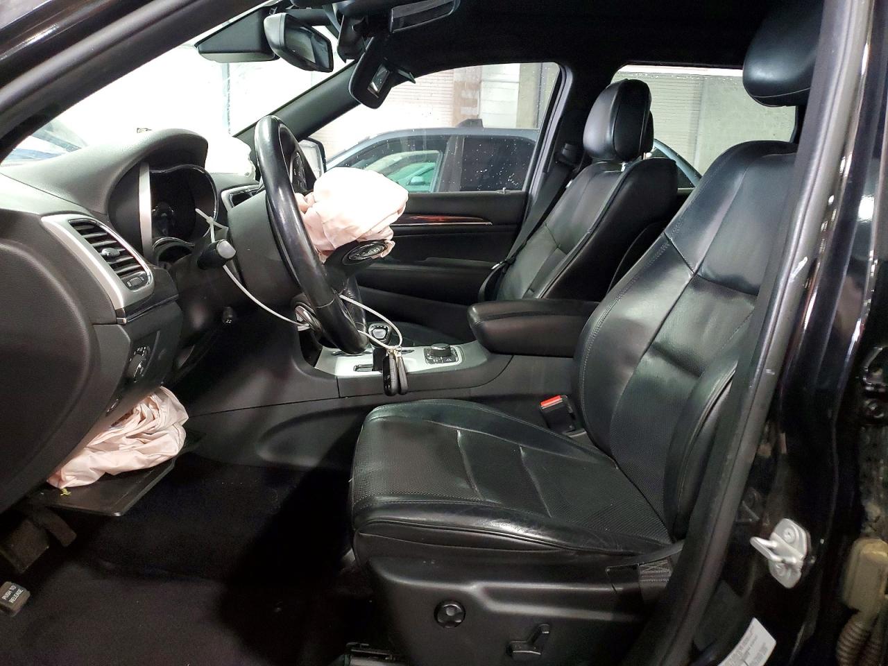 2015 Jeep Grand Cherokee Overland Black vin: 1C4RJFCG2FC241534