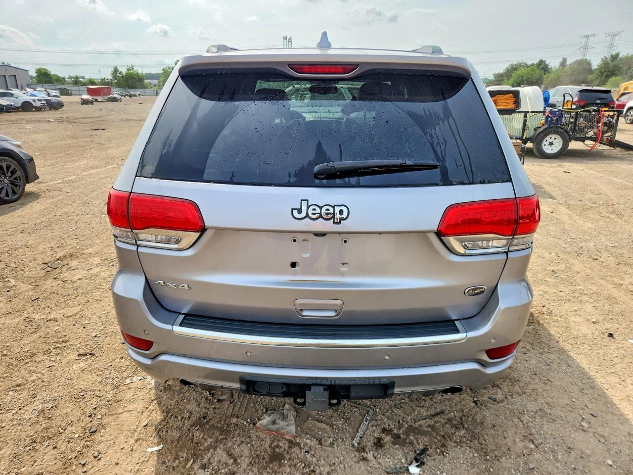 2015 Jeep Grand Cherokee Overland Серебряный vin: 1C4RJFCG2FC639634