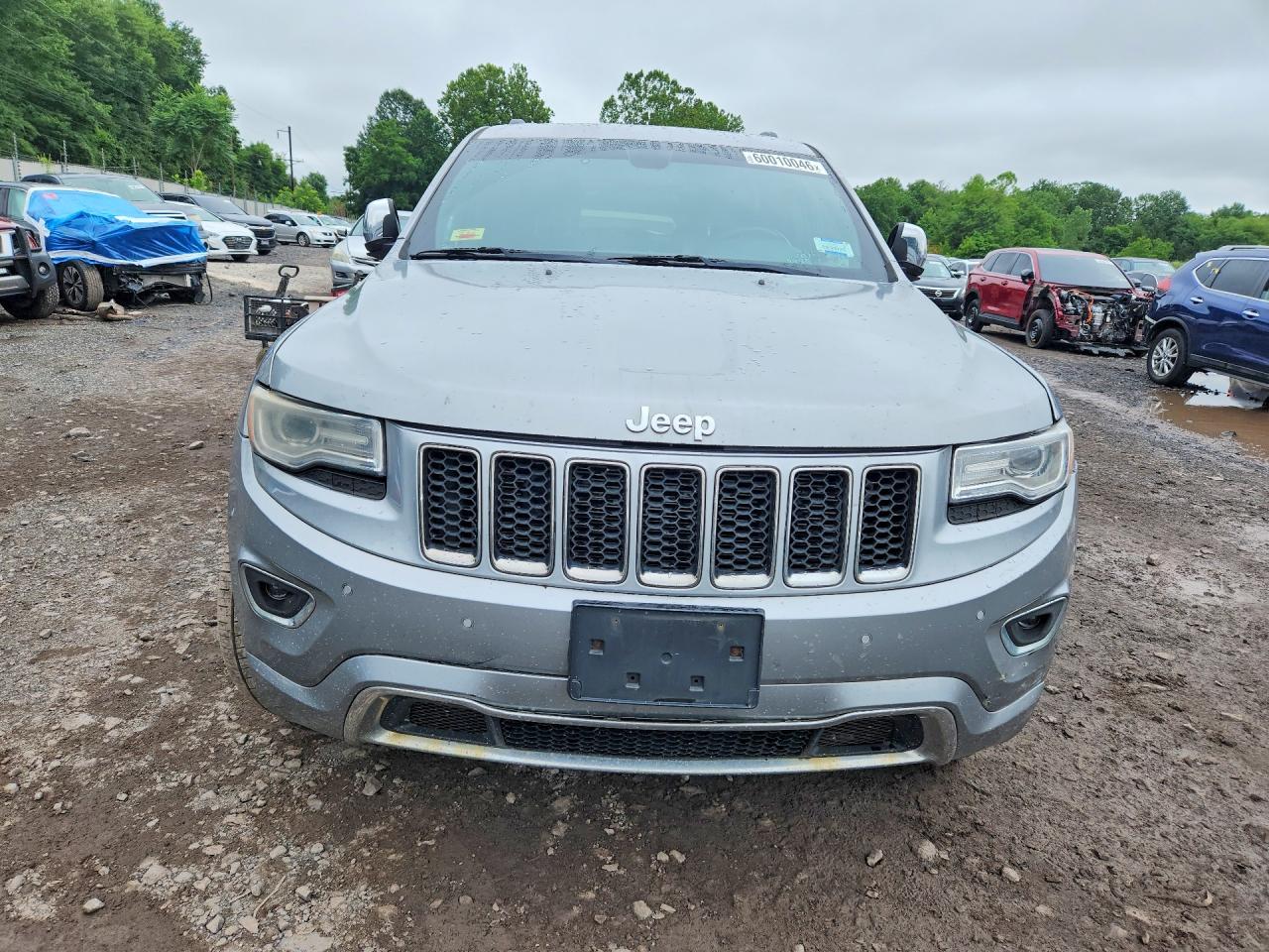 2015 Jeep Grand Cherokee Overland Gray vin: 1C4RJFCG2FC768621
