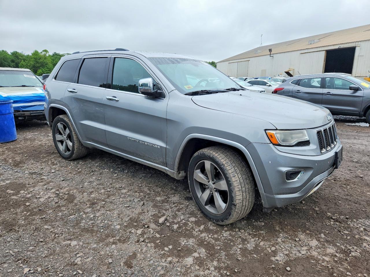 2015 Jeep Grand Cherokee Overland Gray vin: 1C4RJFCG2FC768621