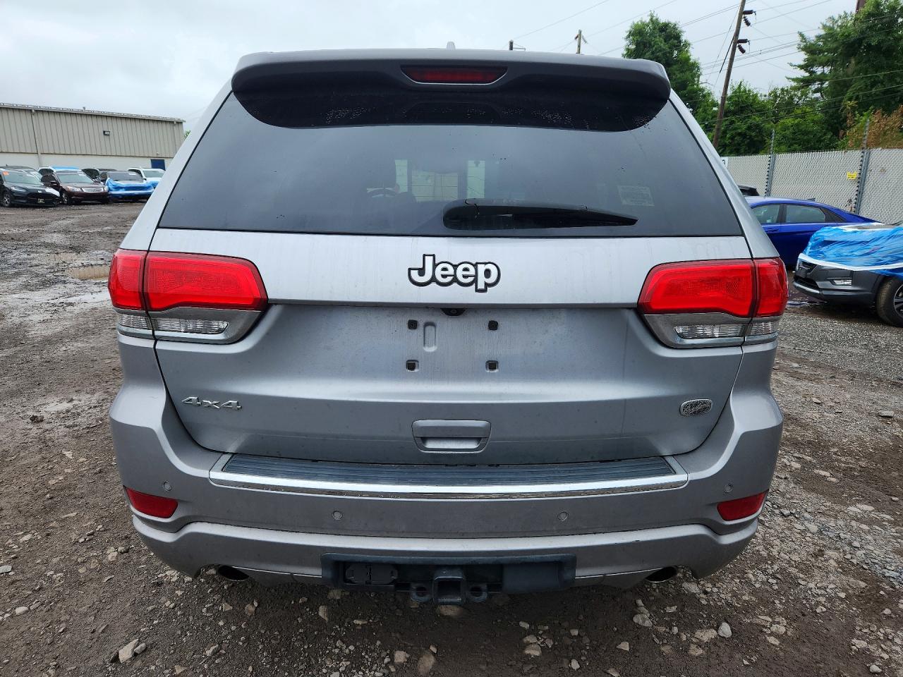 2015 Jeep Grand Cherokee Overland Gray vin: 1C4RJFCG2FC768621