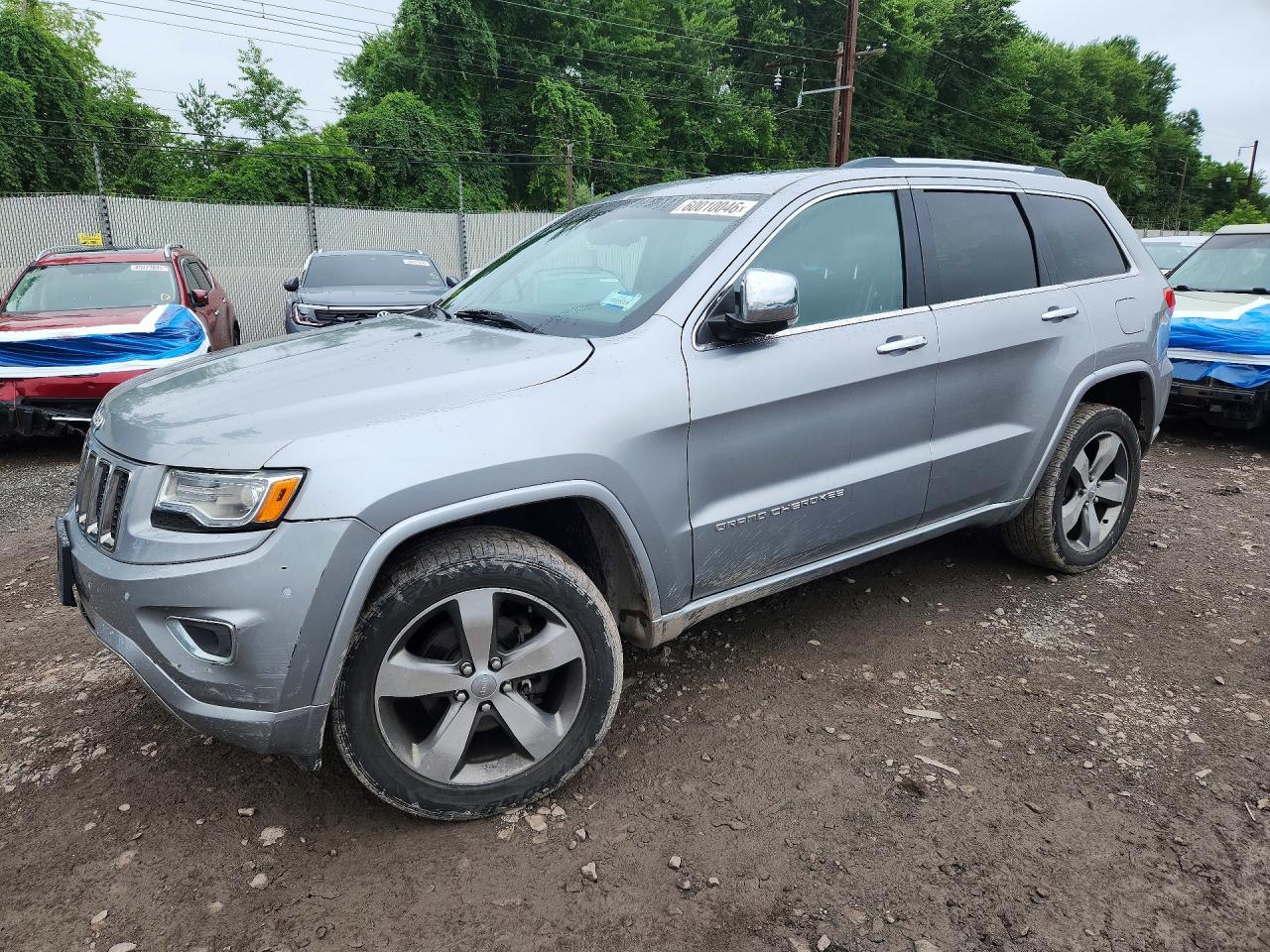2015 Jeep Grand Cherokee Overland Gray vin: 1C4RJFCG2FC768621