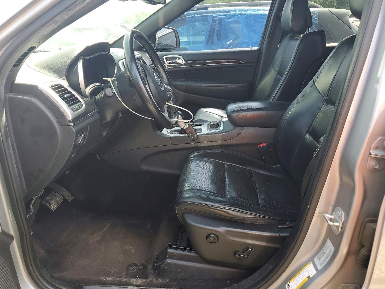 2016 Jeep Grand Cherokee Overland Silver vin: 1C4RJFCG2GC439872
