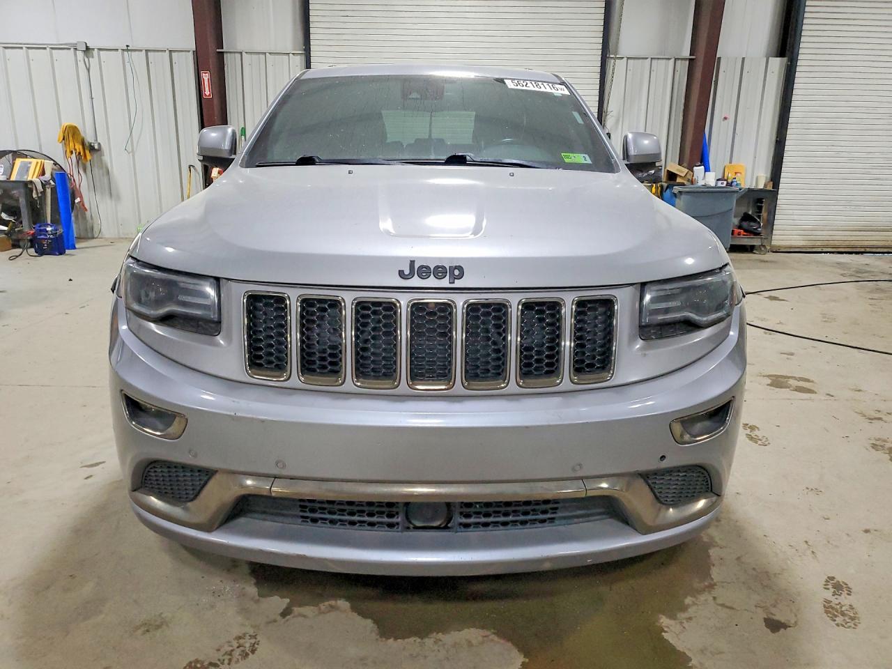 2016 Jeep Grand Cherokee Overland Silver vin: 1C4RJFCG2GC439872
