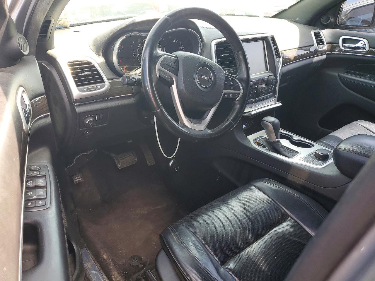 2016 Jeep Grand Cherokee Overland Silver vin: 1C4RJFCG2GC439872
