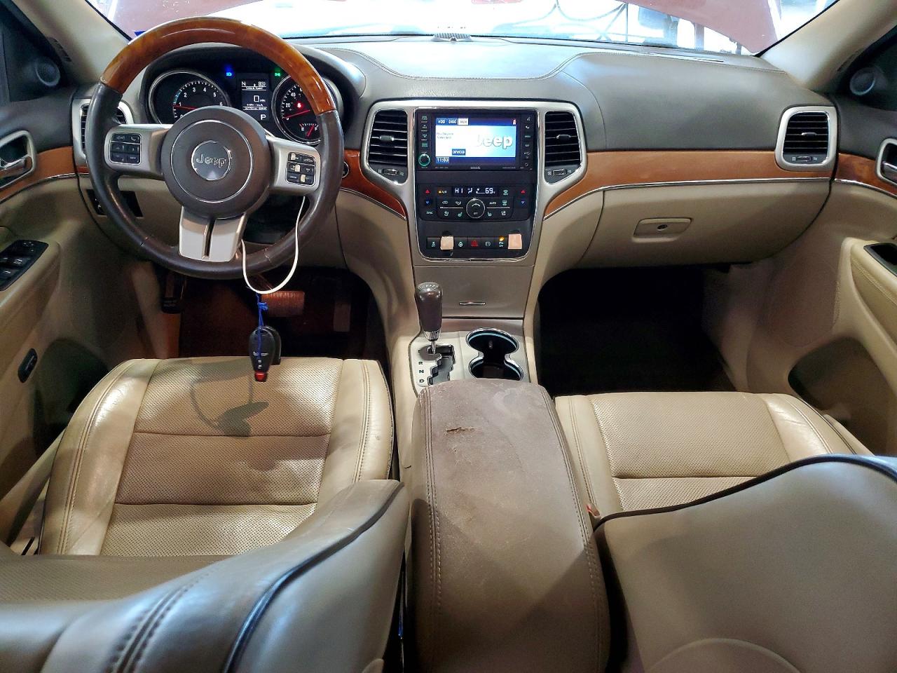 2012 Jeep Grand Cherokee Overland Maroon vin: 1C4RJFCG3CC133404