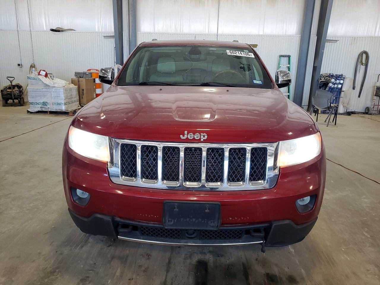 2012 Jeep Grand Cherokee Overland Maroon vin: 1C4RJFCG3CC133404