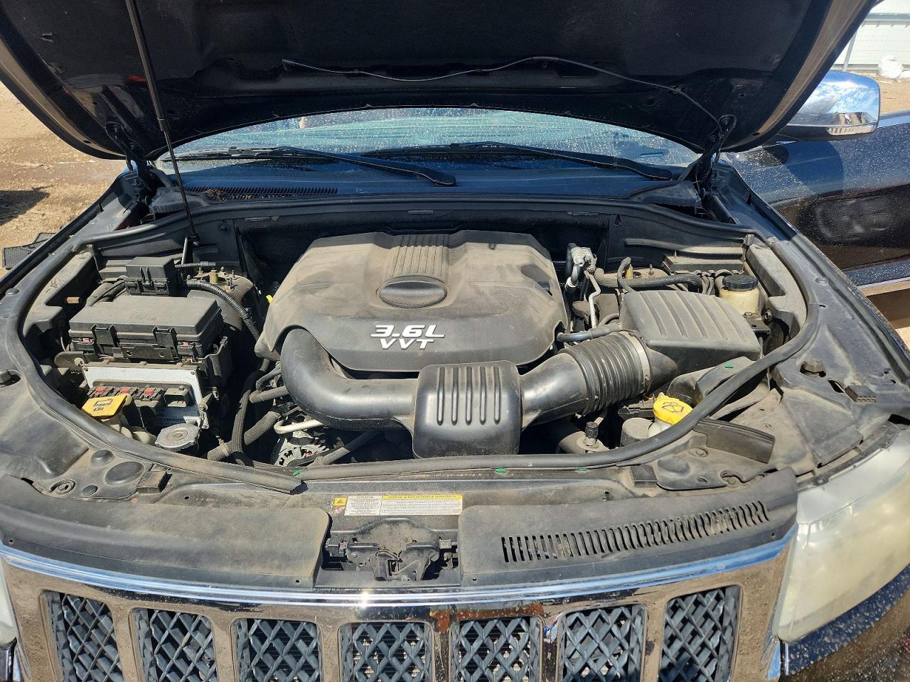 2012 Jeep Grand Cherokee Overland Black vin: 1C4RJFCG3CC154544