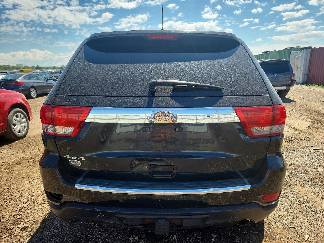 2012 Jeep Grand Cherokee Overland Black vin: 1C4RJFCG3CC154544