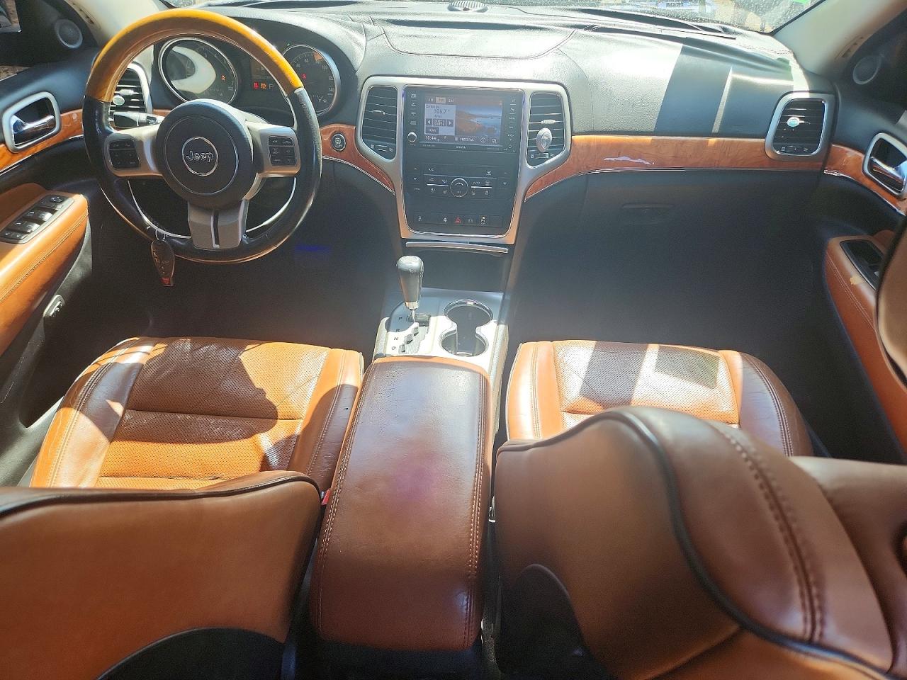 2012 Jeep Grand Cherokee Overland Black vin: 1C4RJFCG3CC154544