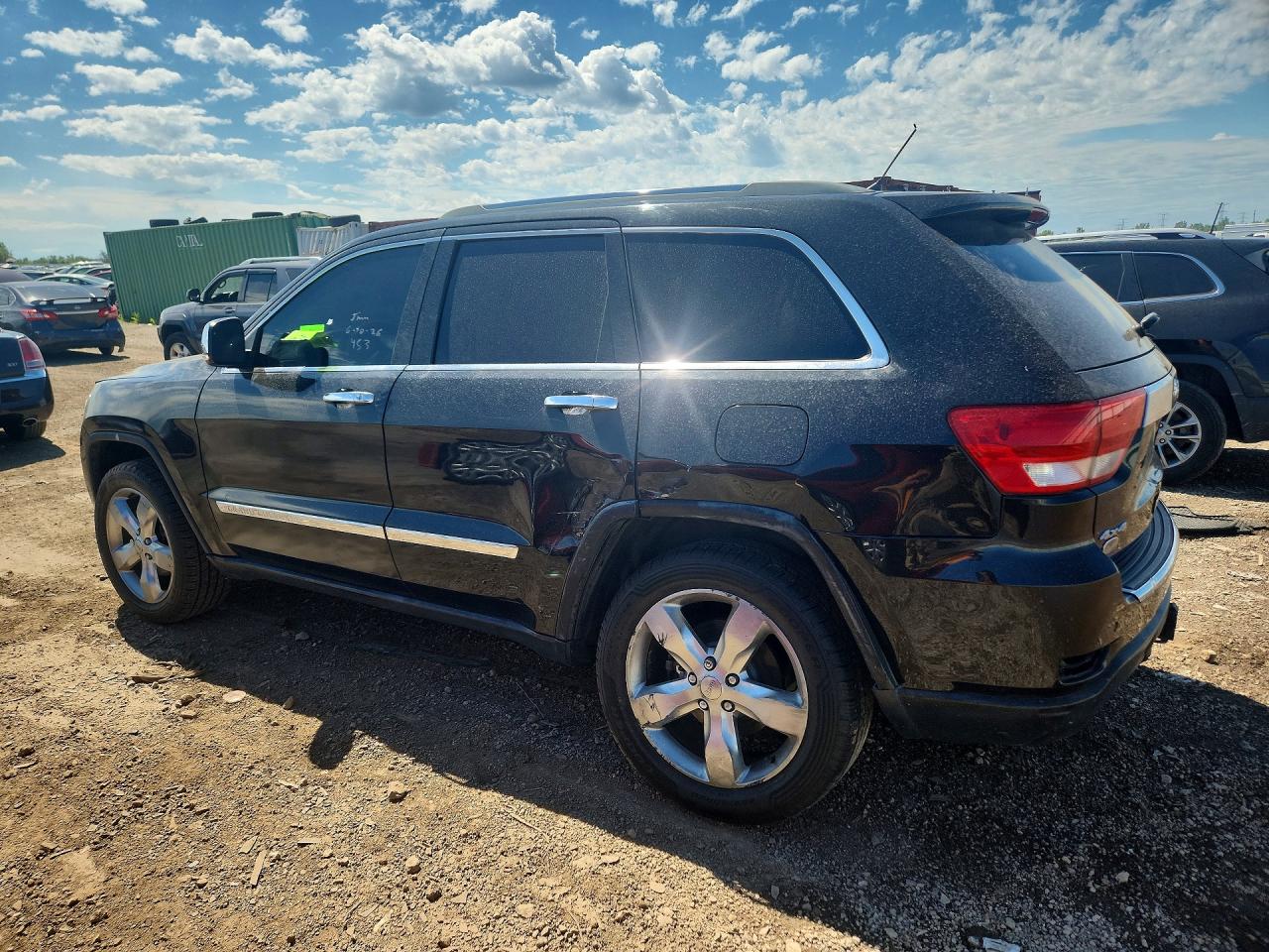 2012 Jeep Grand Cherokee Overland Black vin: 1C4RJFCG3CC154544