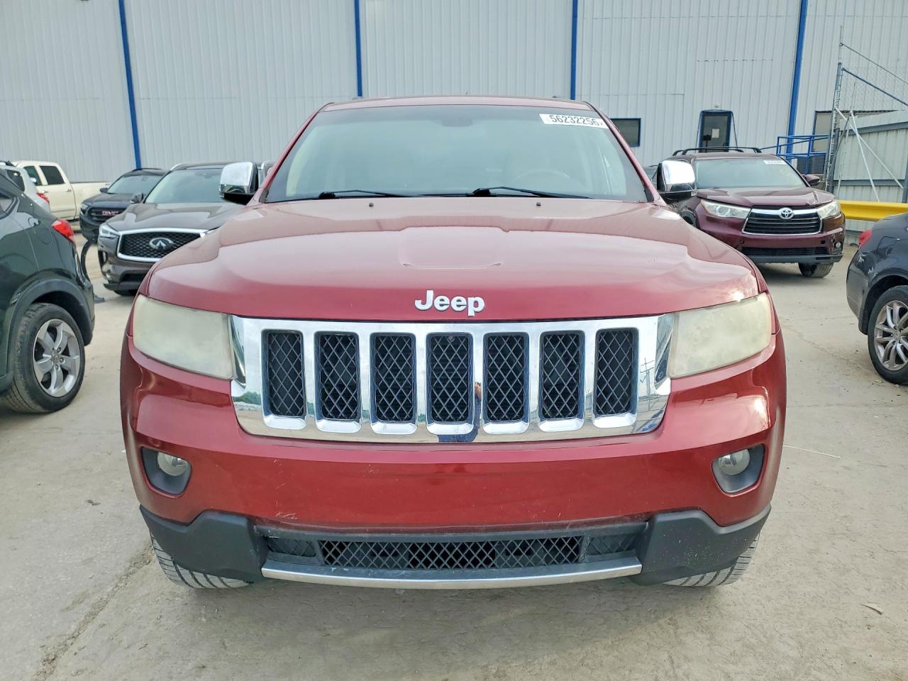 2012 Jeep Grand Cherokee Overland Красный vin: 1C4RJFCG3CC314843