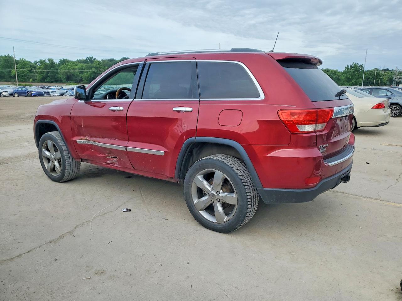 2012 Jeep Grand Cherokee Overland Красный vin: 1C4RJFCG3CC314843