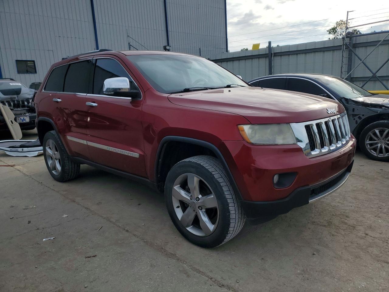 2012 Jeep Grand Cherokee Overland Красный vin: 1C4RJFCG3CC314843