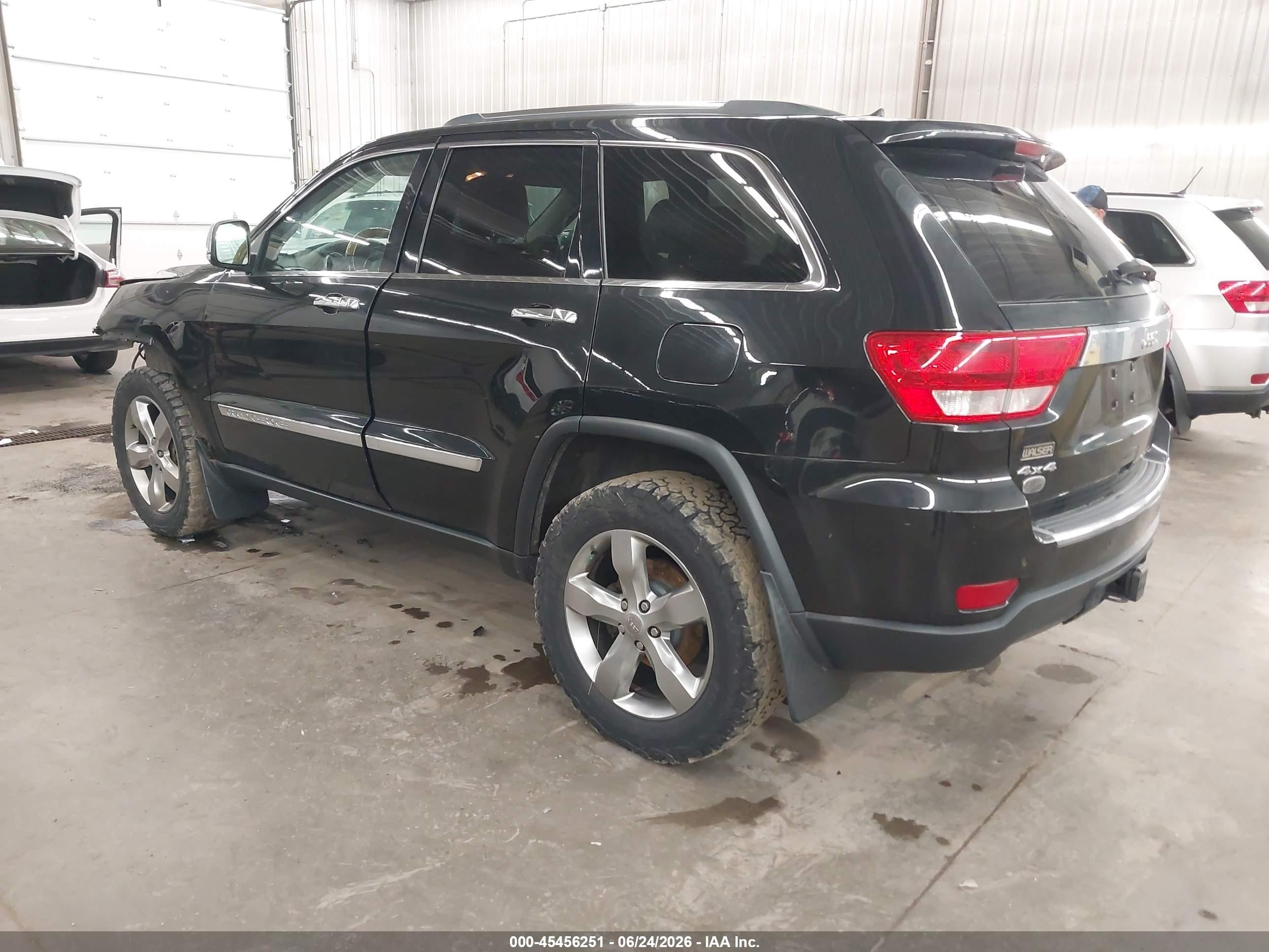 2013 Jeep Grand Cherokee Overland Dark Blue vin: 1C4RJFCG3DC607143