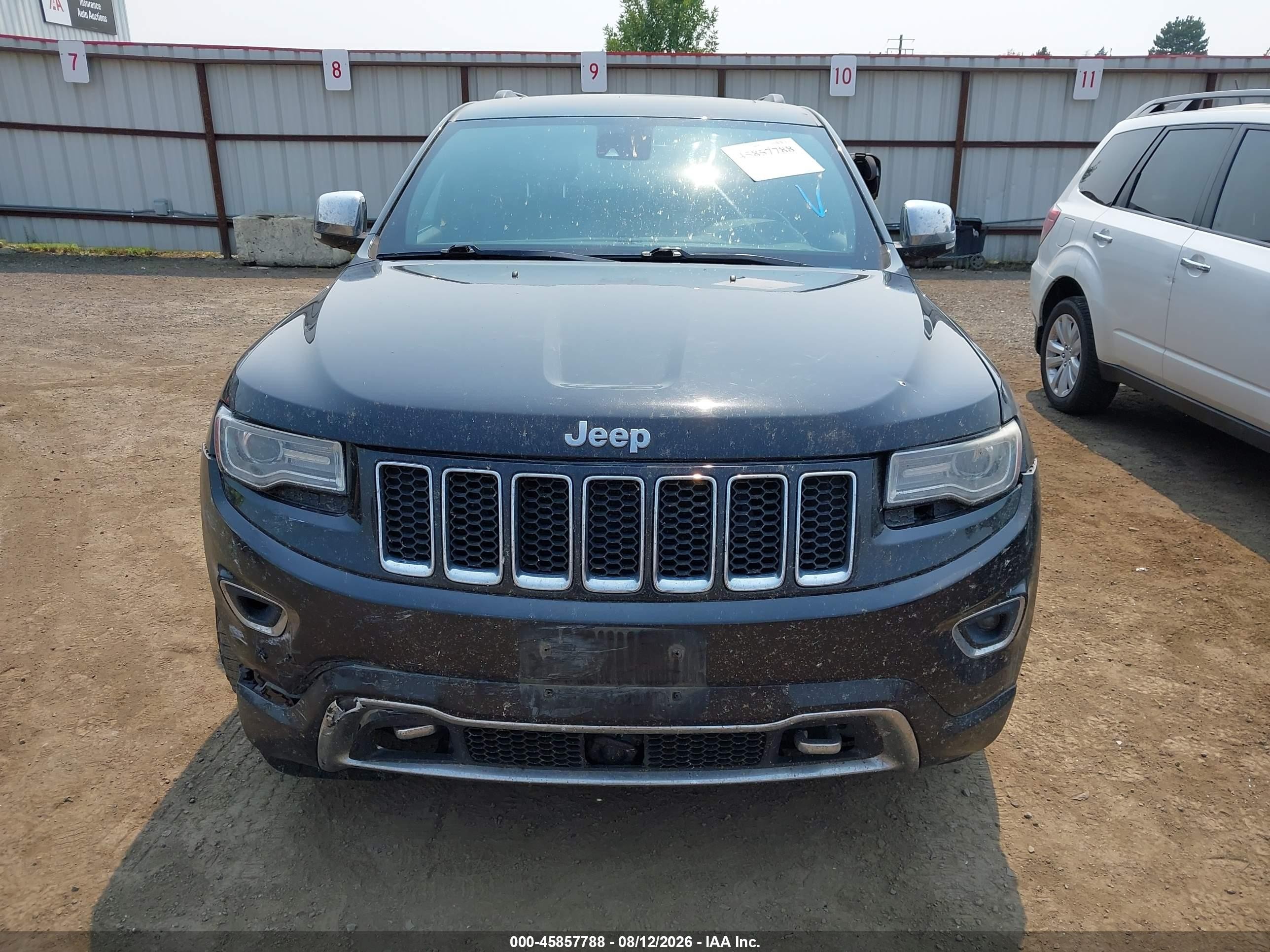 2014 Jeep Grand Cherokee Overland Black vin: 1C4RJFCG3EC162100