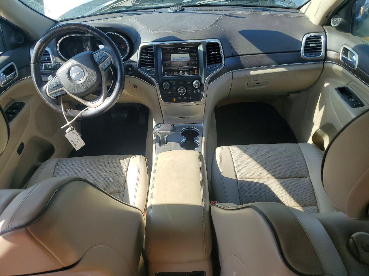 2014 Jeep Grand Cherokee Overland Silver vin: 1C4RJFCG3EC226538