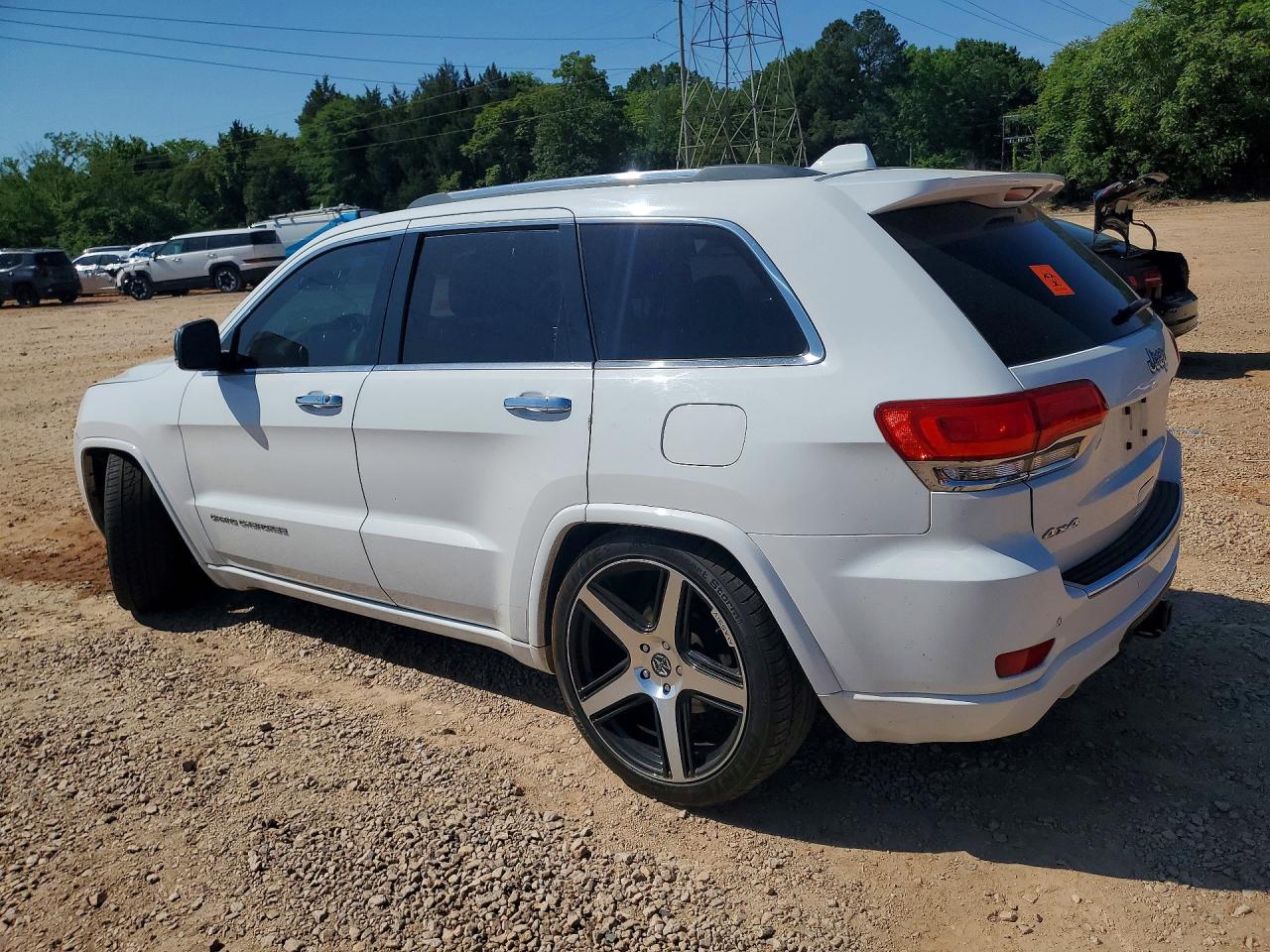 2014 Jeep Grand Cherokee Overland White vin: 1C4RJFCG3EC247812