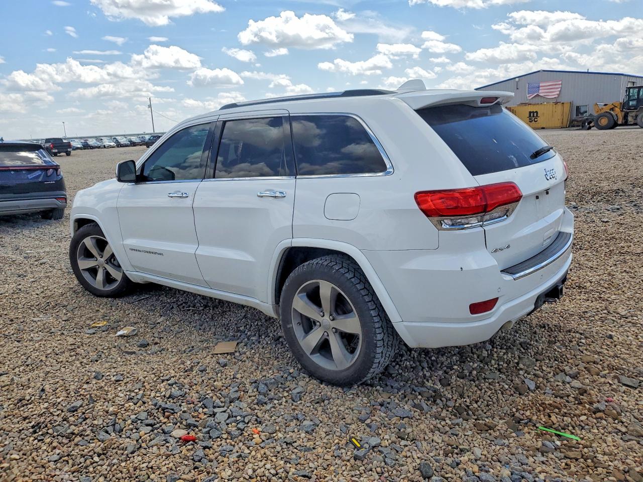 2014 Jeep Grand Cherokee Overland White vin: 1C4RJFCG3EC272998