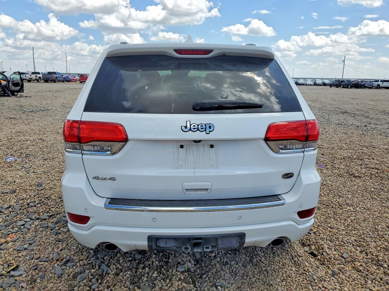 2014 Jeep Grand Cherokee Overland White vin: 1C4RJFCG3EC272998
