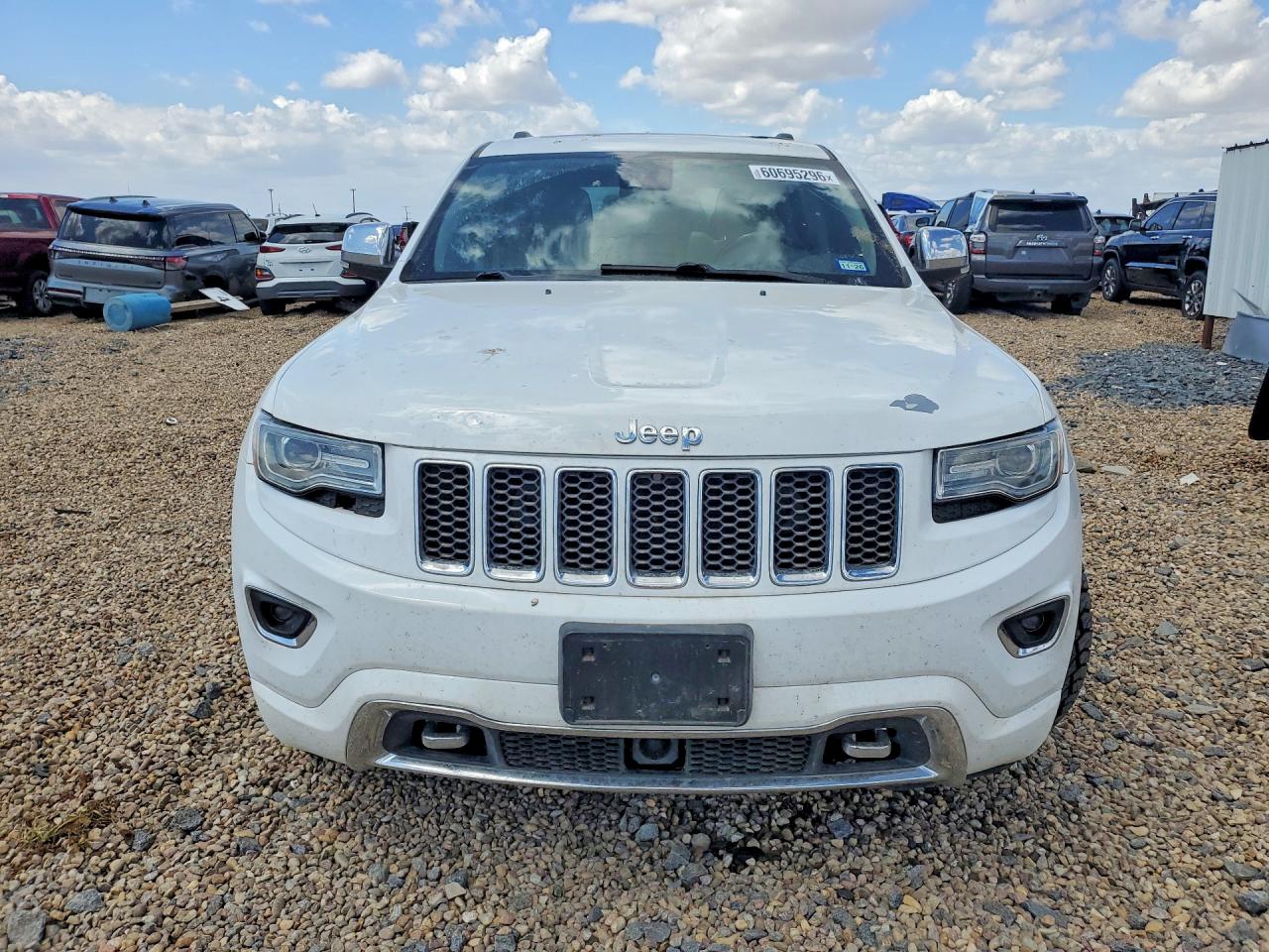 2014 Jeep Grand Cherokee Overland White vin: 1C4RJFCG3EC272998