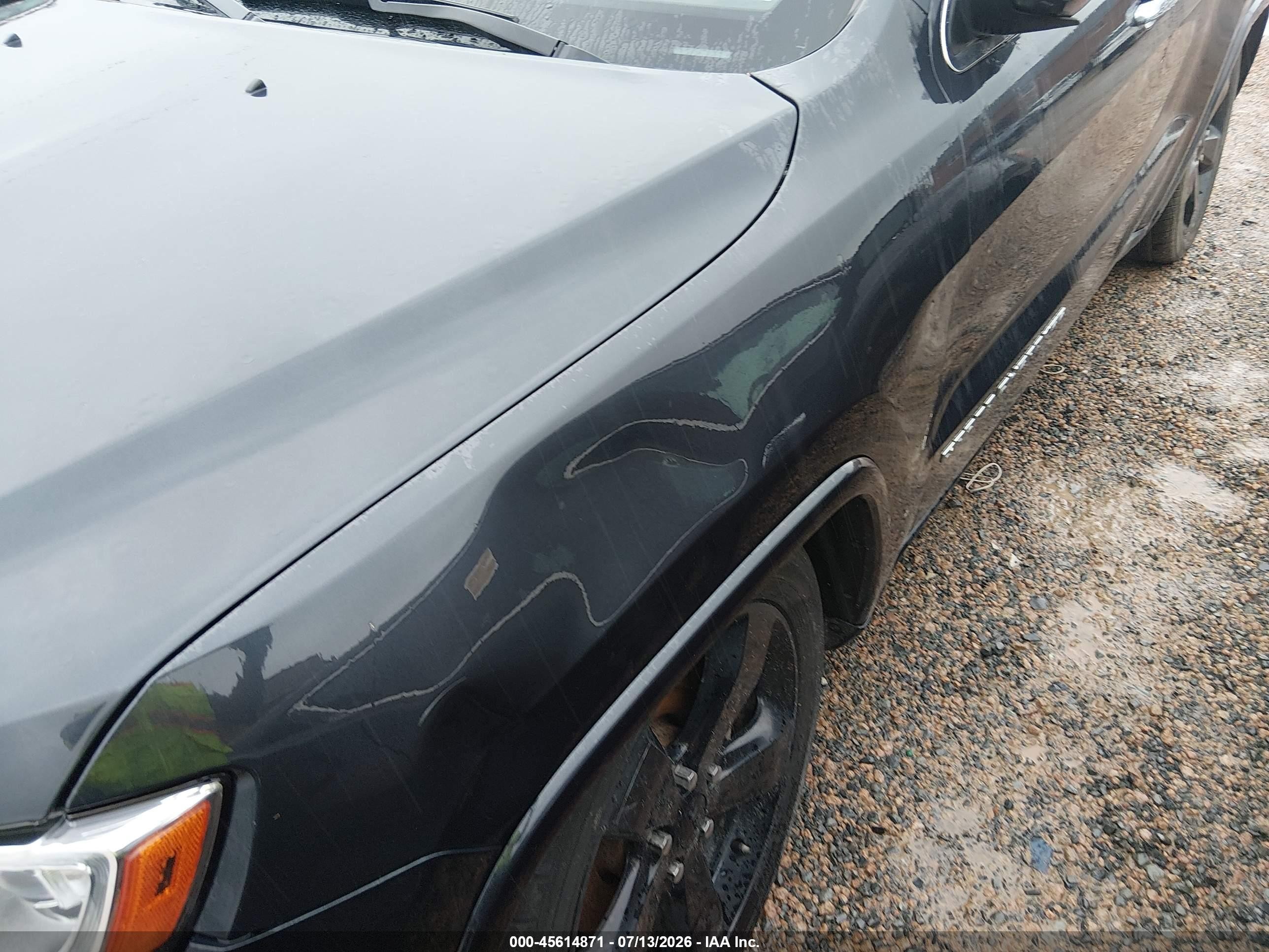 2014 Jeep Grand Cherokee Overland Black vin: 1C4RJFCG3EC365911