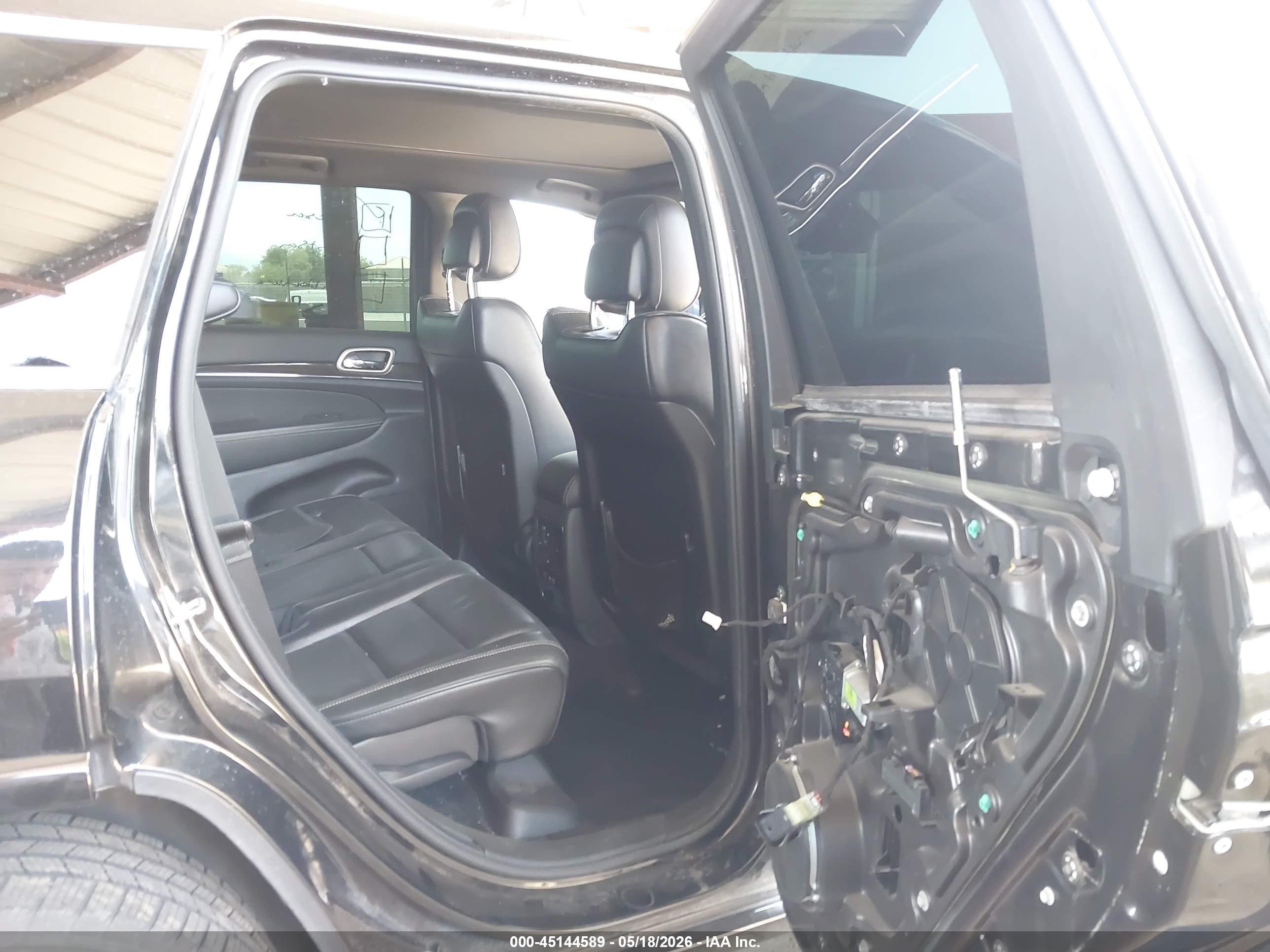 2014 Jeep Grand Cherokee Overland Black vin: 1C4RJFCG3EC416825
