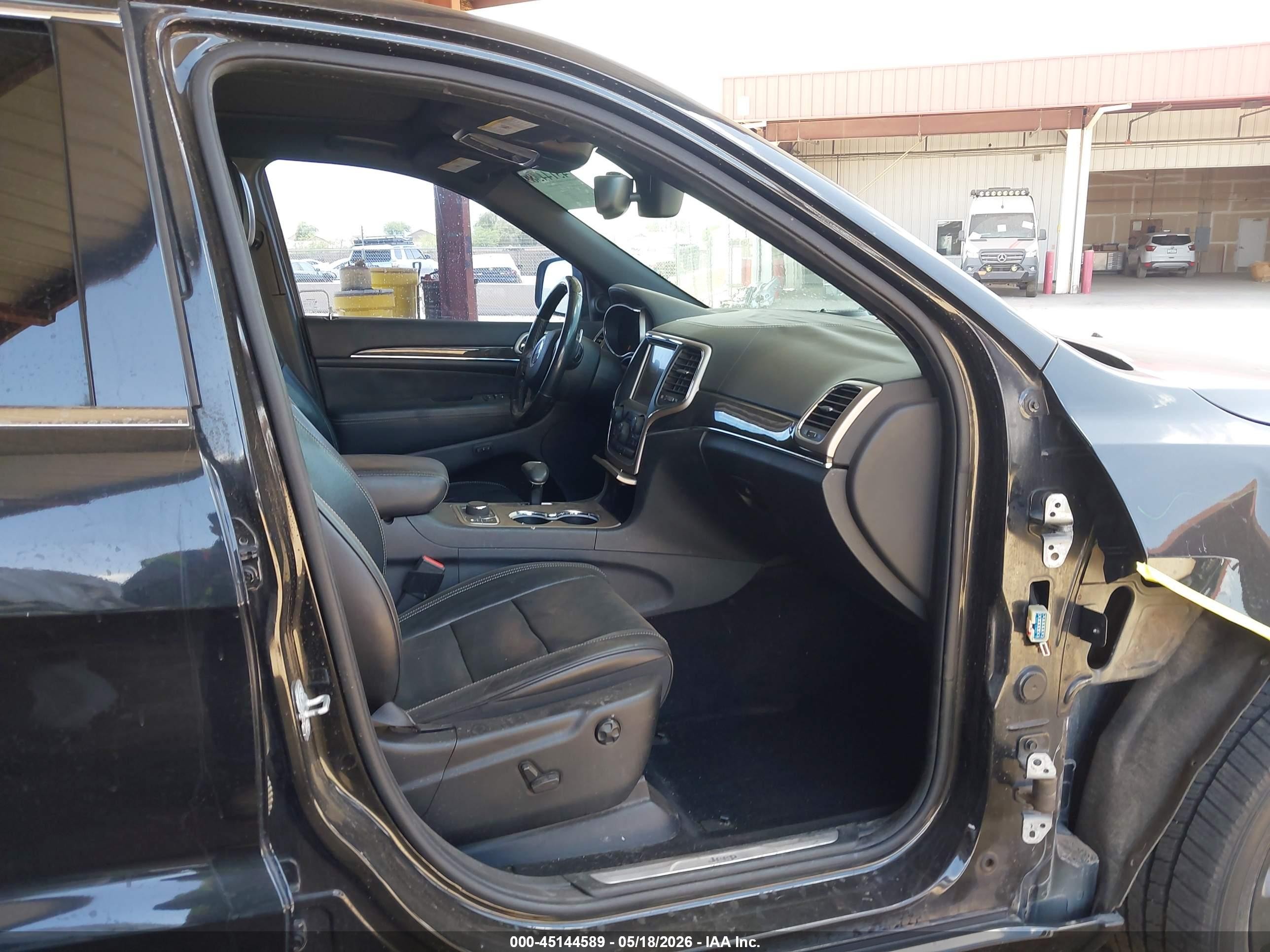 2014 Jeep Grand Cherokee Overland Black vin: 1C4RJFCG3EC416825