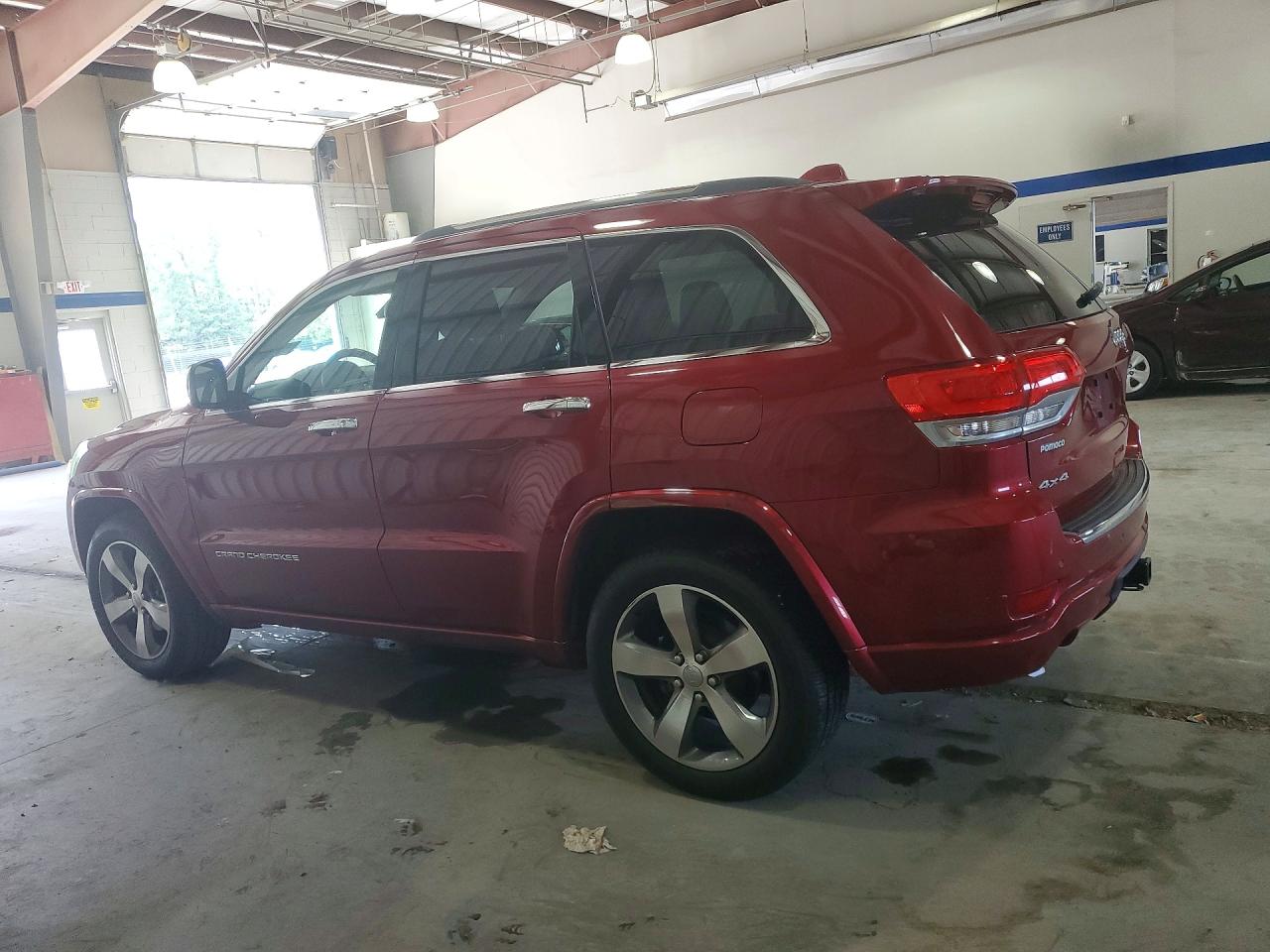 2014 Jeep Grand Cherokee Overland Red vin: 1C4RJFCG3EC479665