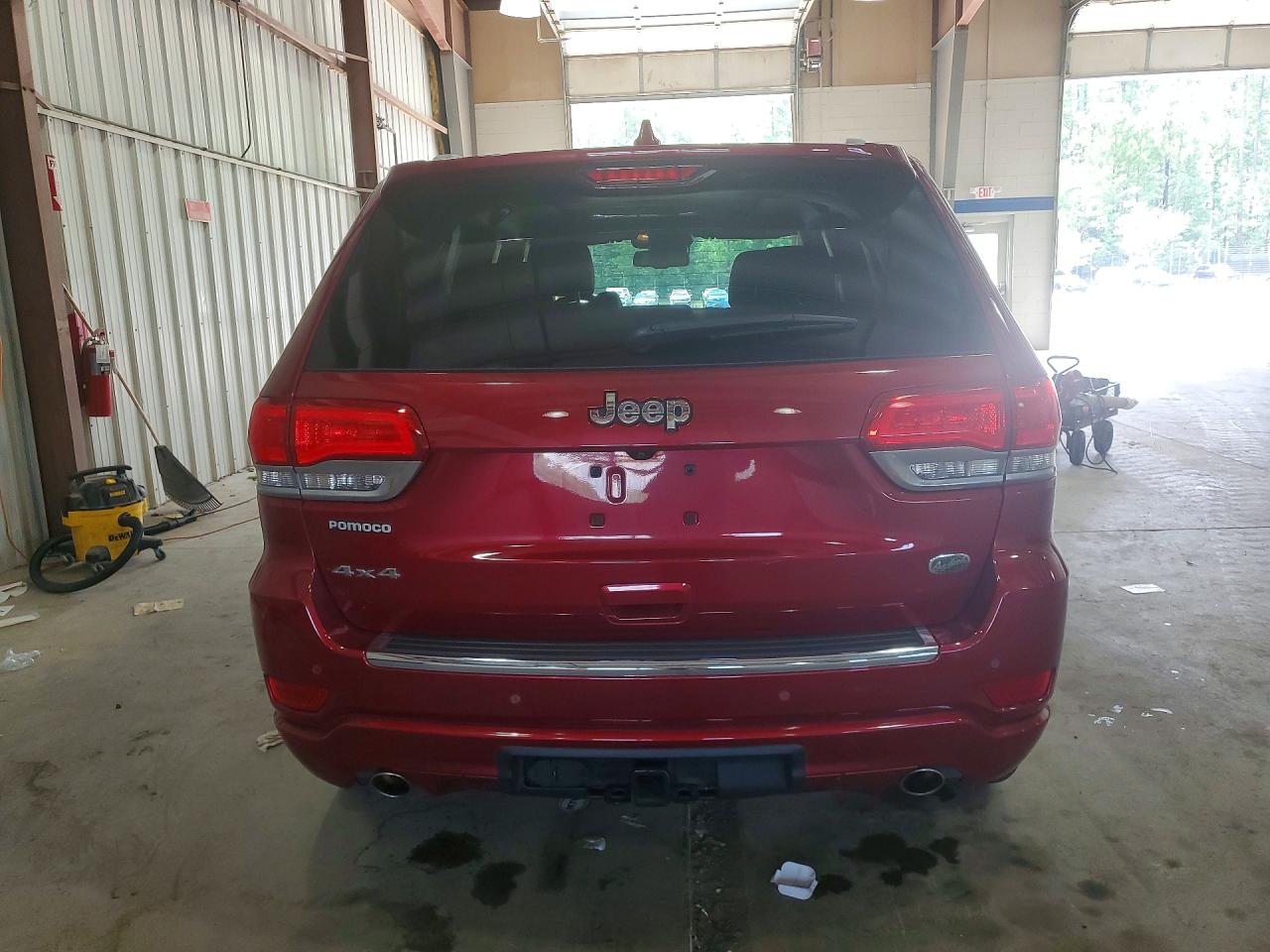 2014 Jeep Grand Cherokee Overland Red vin: 1C4RJFCG3EC479665