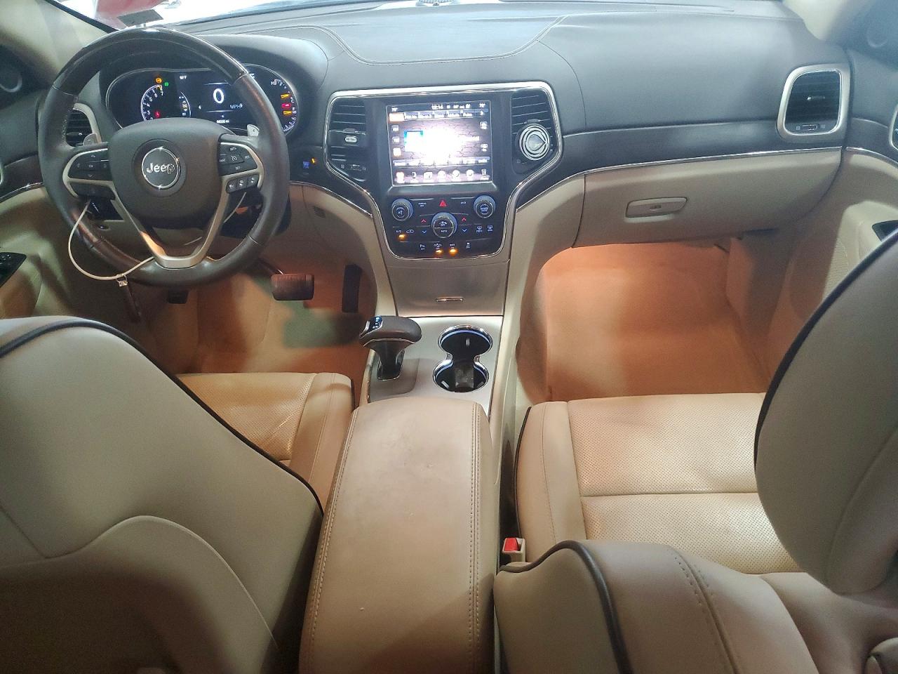 2014 Jeep Grand Cherokee Overland Red vin: 1C4RJFCG3EC479665