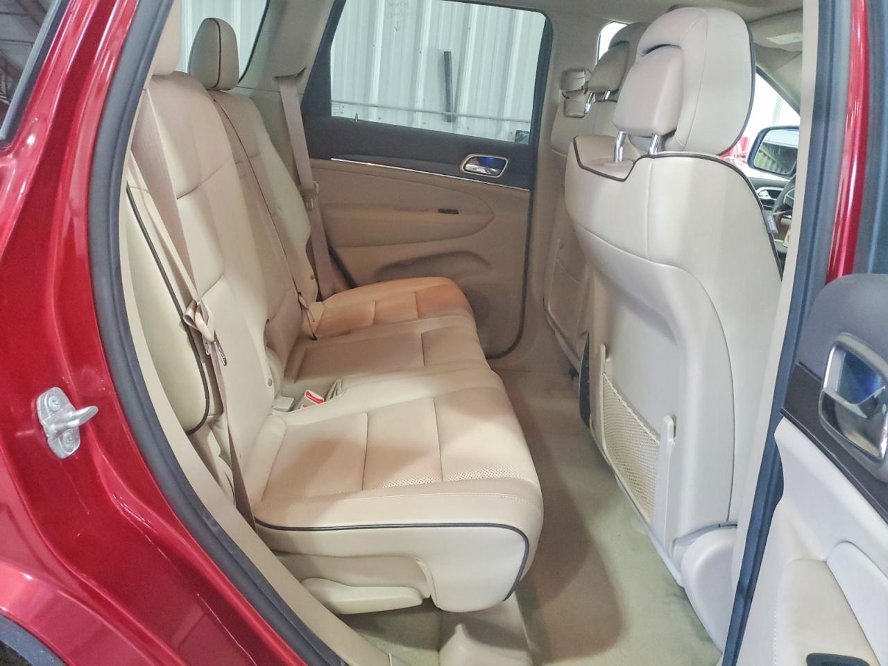 2014 Jeep Grand Cherokee Overland Red vin: 1C4RJFCG3EC479665