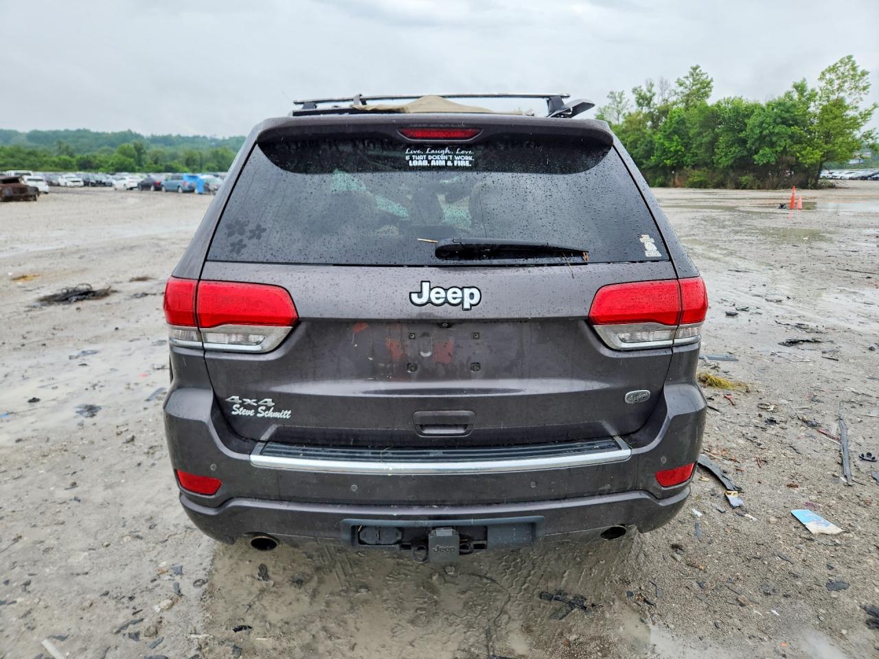 2014 Jeep Grand Cherokee Overland Серый vin: 1C4RJFCG3EC517895