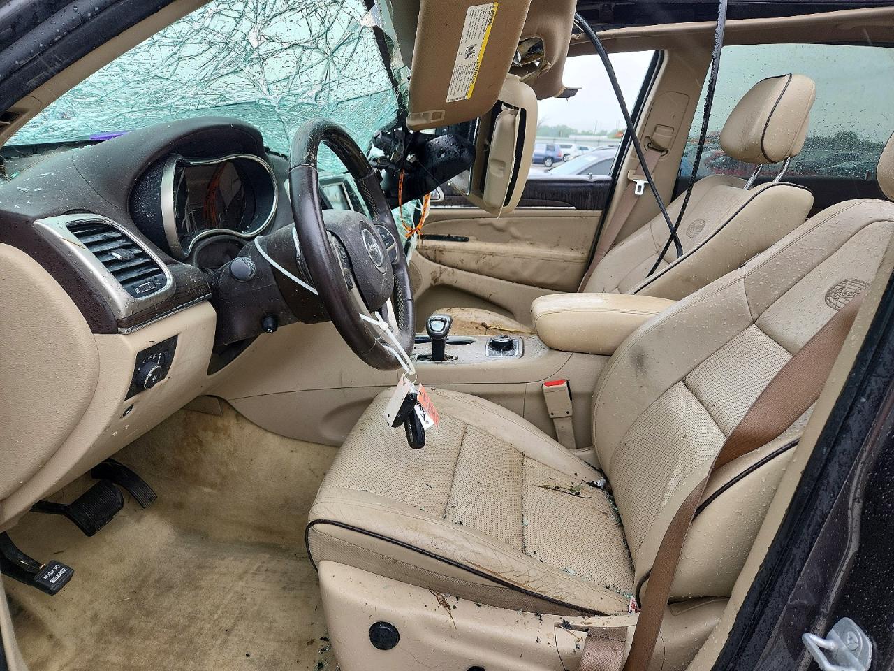 2014 Jeep Grand Cherokee Overland Серый vin: 1C4RJFCG3EC517895