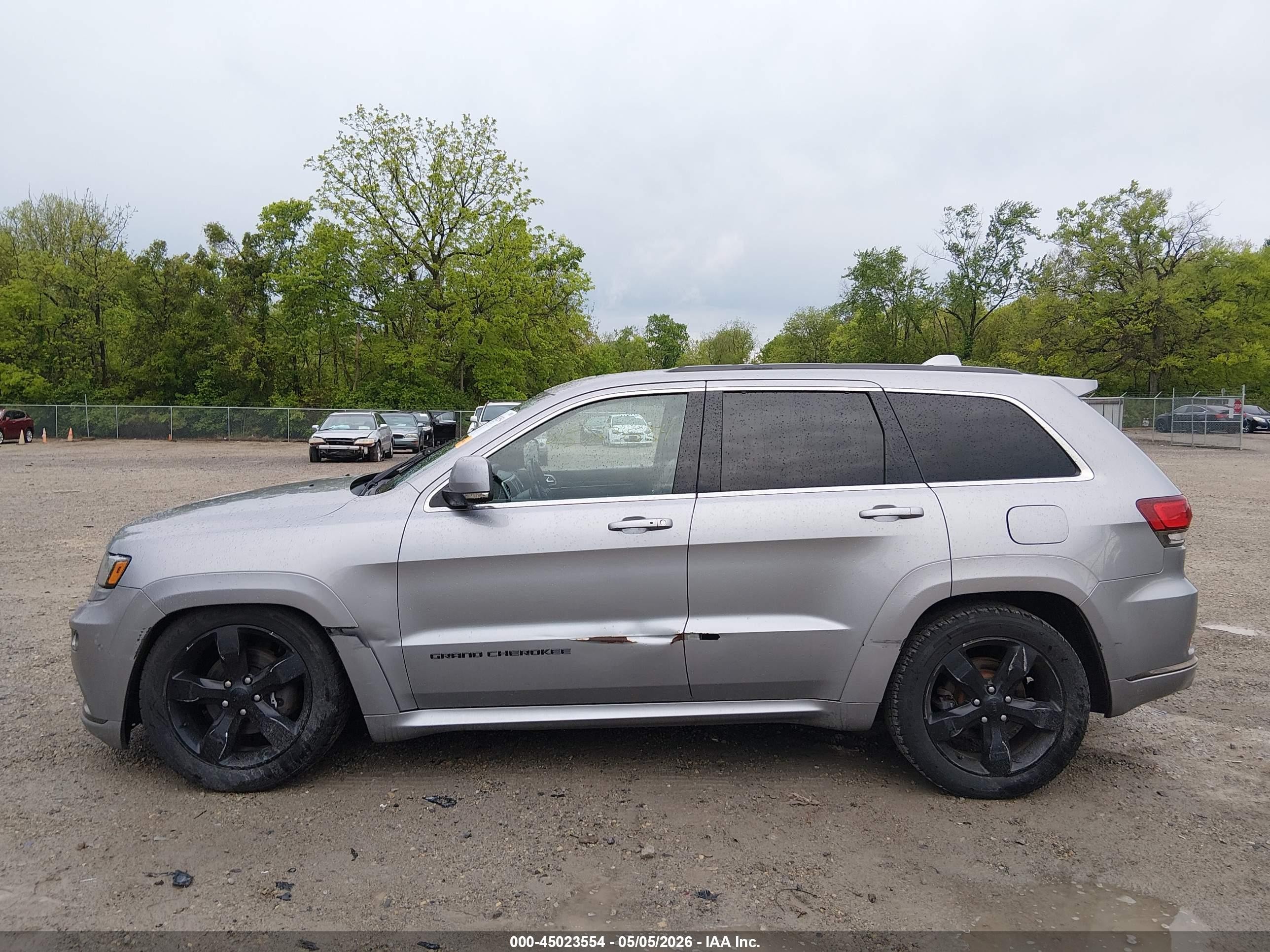 2015 Jeep Grand Cherokee High Altitude Серый vin: 1C4RJFCG3FC113075