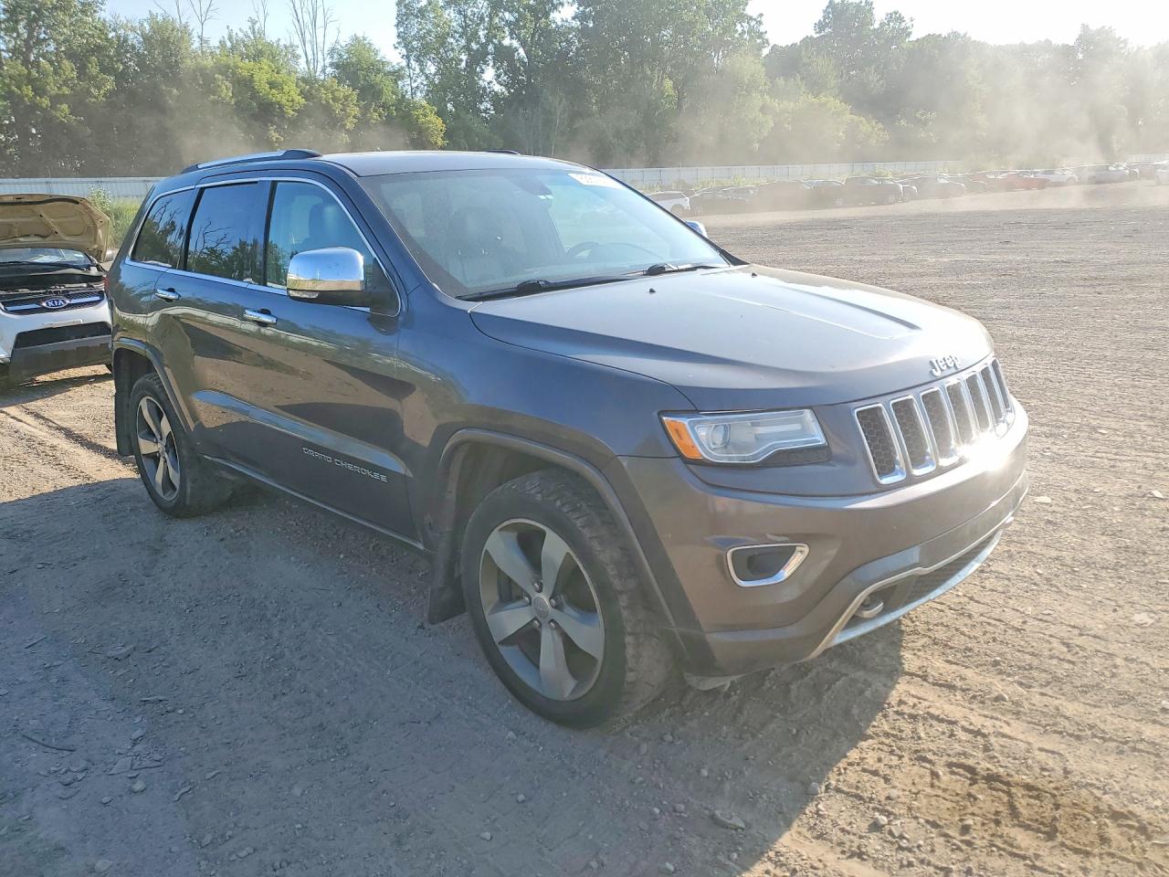 2015 Jeep Grand Cherokee Overland Серый vin: 1C4RJFCG3FC609347