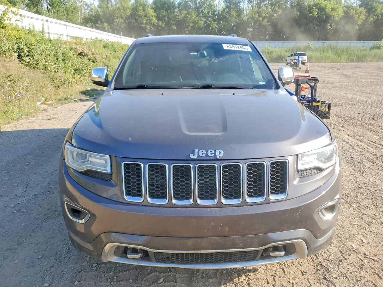2015 Jeep Grand Cherokee Overland Серый vin: 1C4RJFCG3FC609347