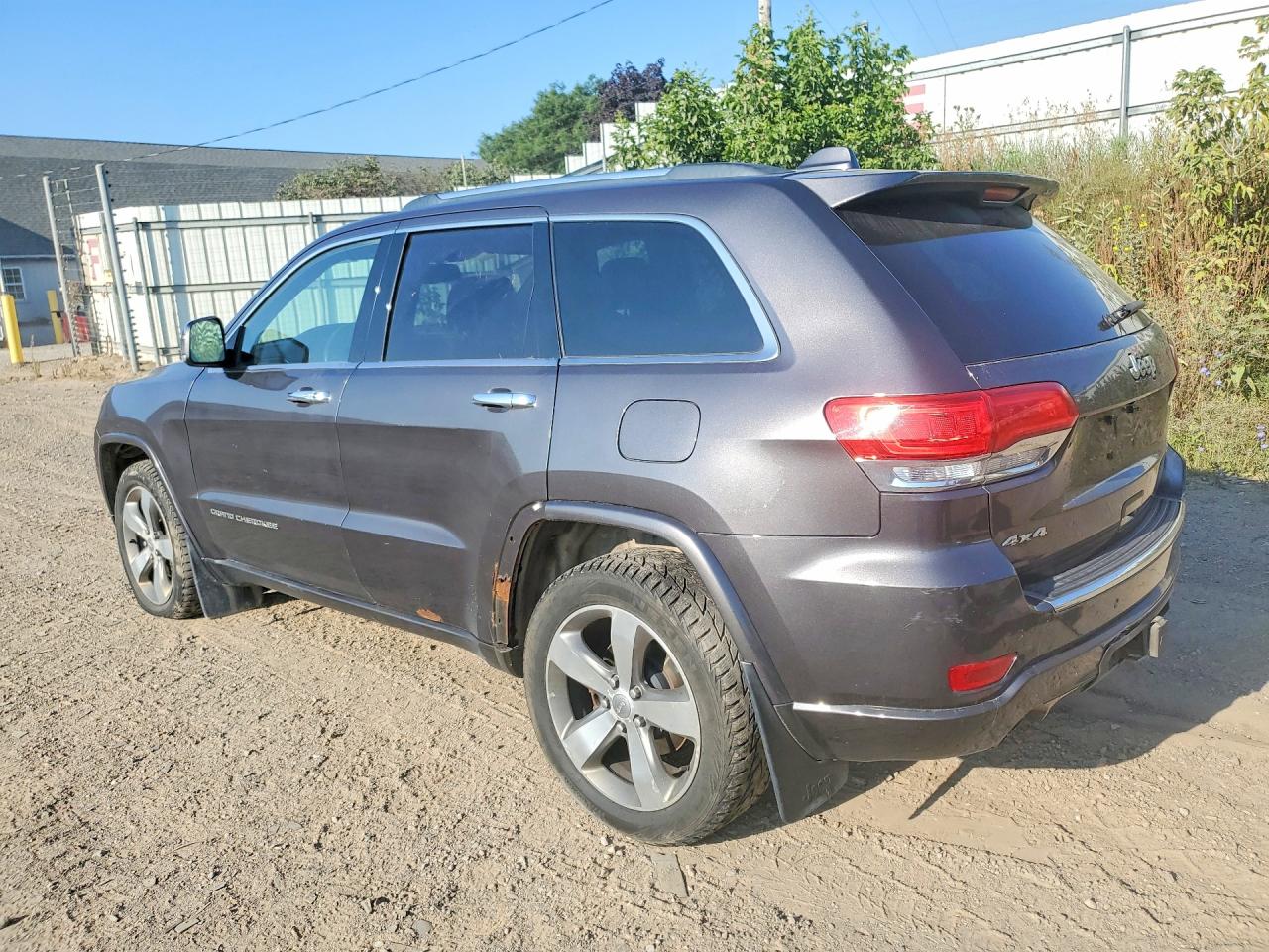 2015 Jeep Grand Cherokee Overland Серый vin: 1C4RJFCG3FC609347