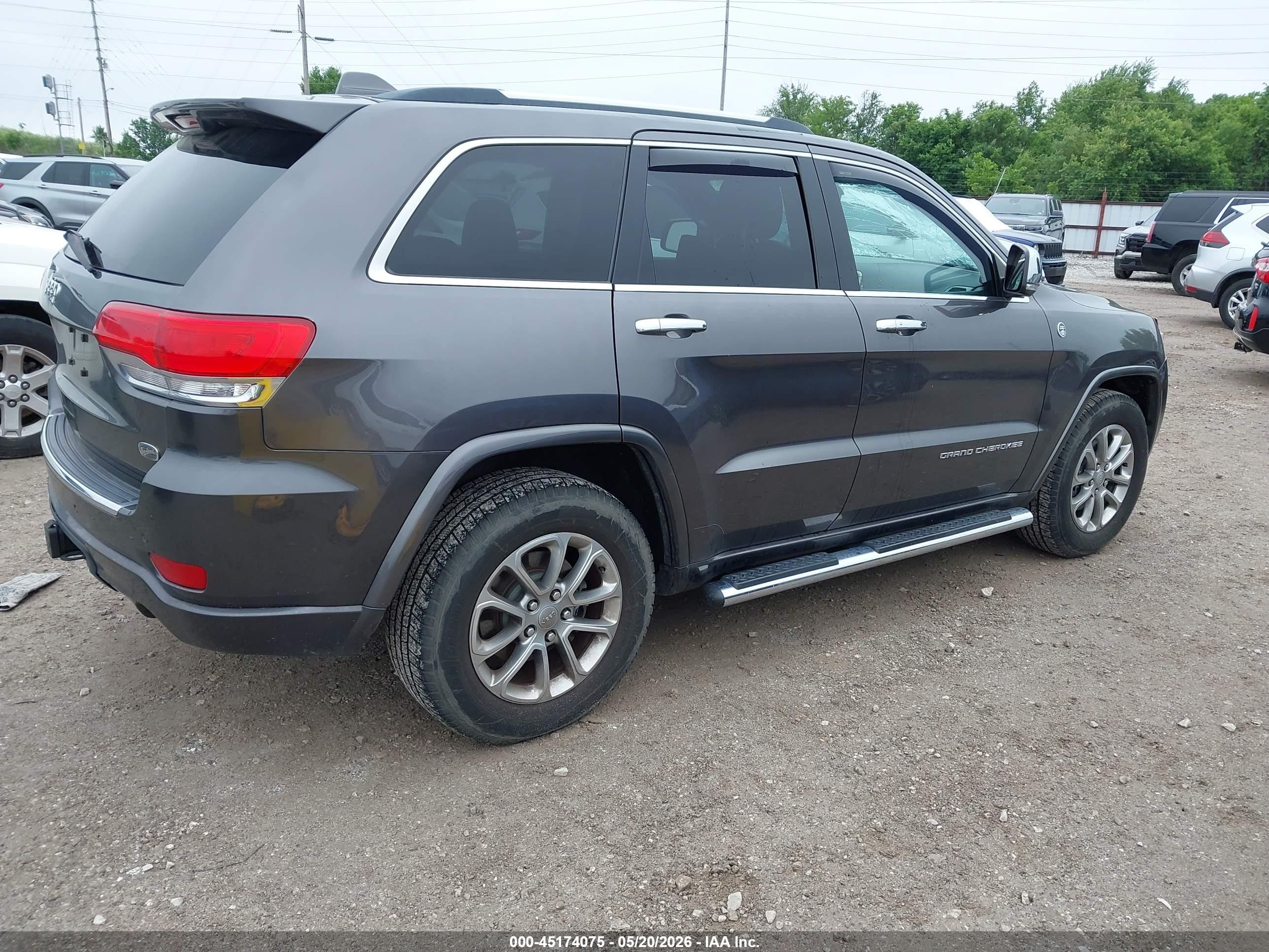 2015 Jeep Grand Cherokee Overland Gray vin: 1C4RJFCG3FC718083