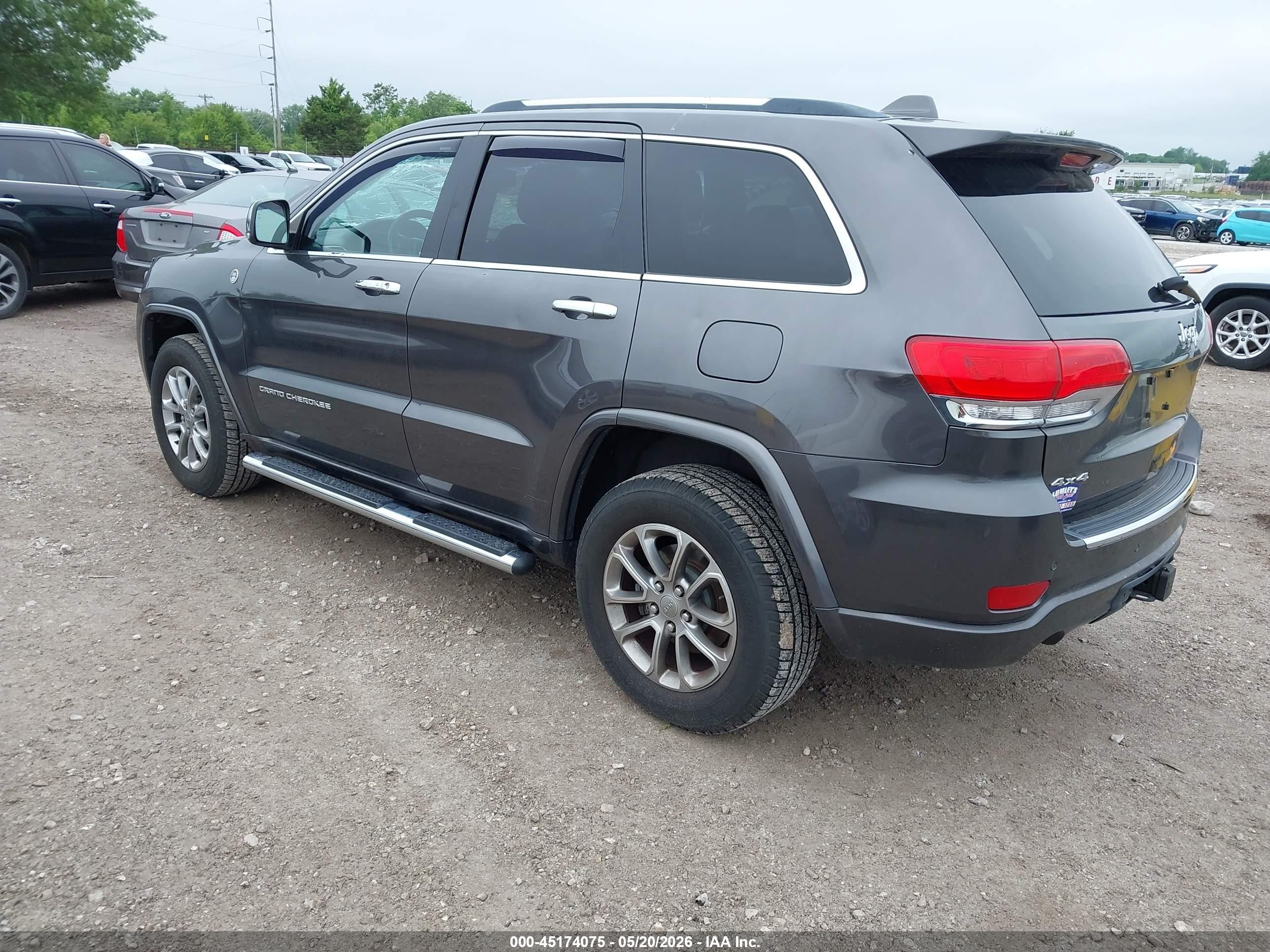 2015 Jeep Grand Cherokee Overland Gray vin: 1C4RJFCG3FC718083