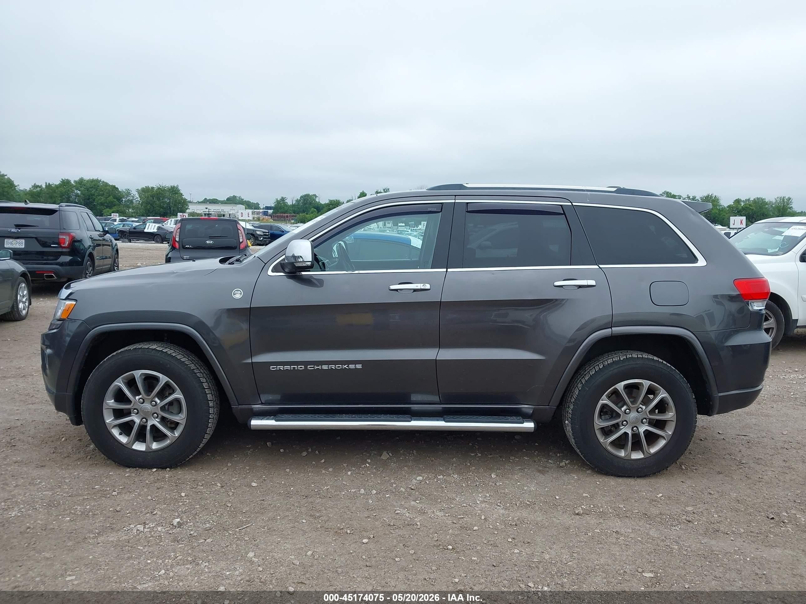 2015 Jeep Grand Cherokee Overland Gray vin: 1C4RJFCG3FC718083