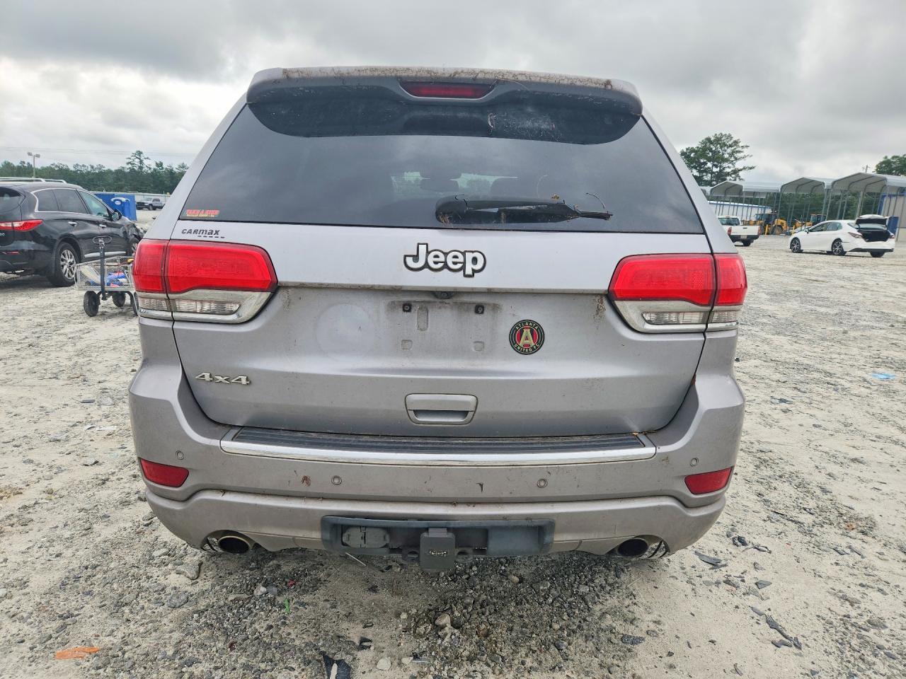 2015 Jeep Grand Cherokee Overland Gray vin: 1C4RJFCG3FC787937