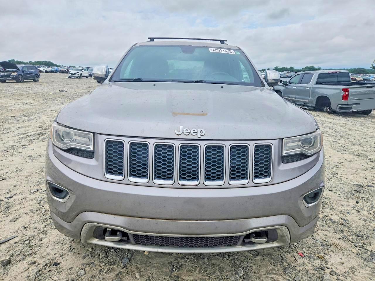 2015 Jeep Grand Cherokee Overland Gray vin: 1C4RJFCG3FC787937