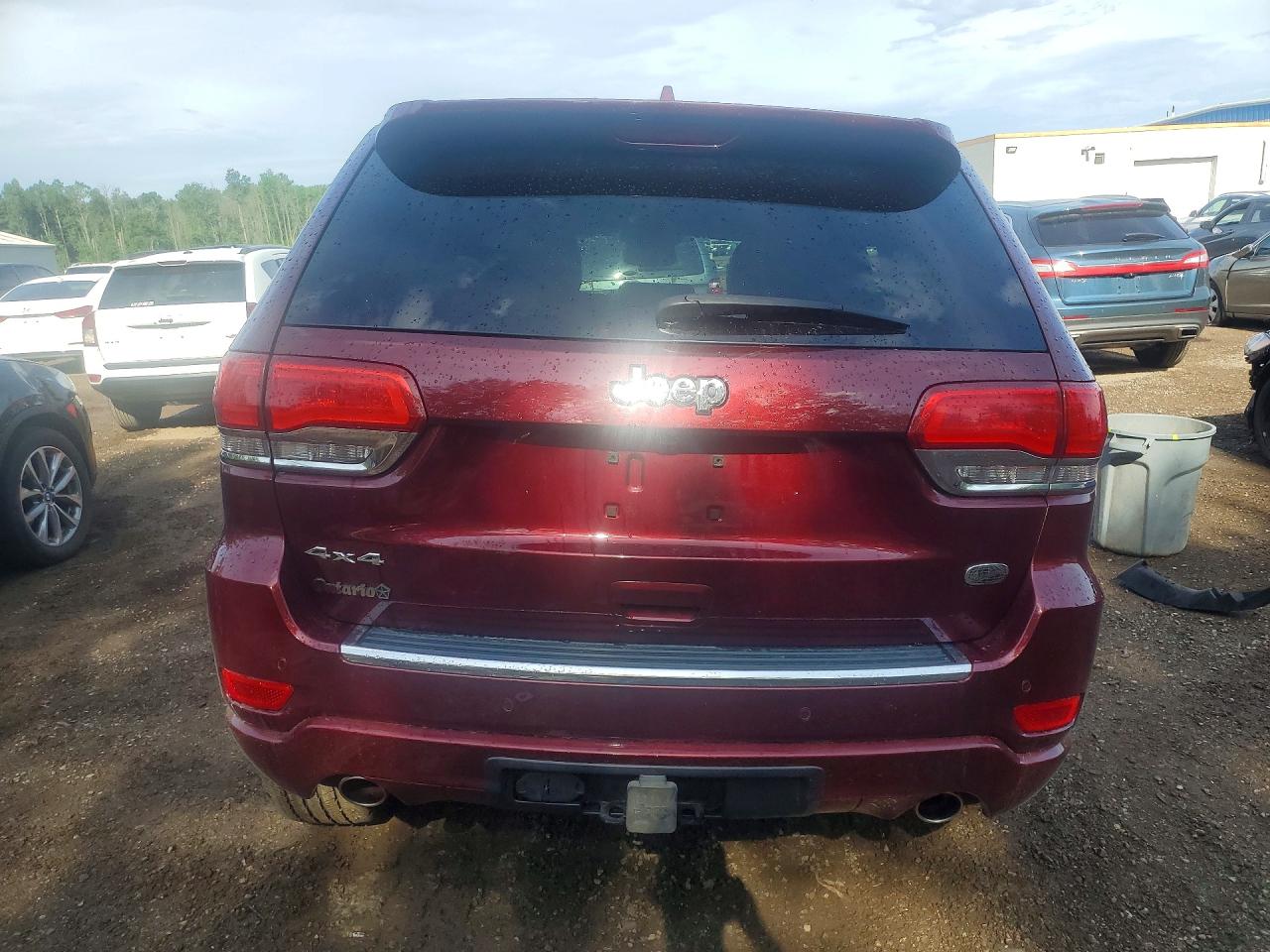 2018 Jeep Grand Cherokee Overland Красный vin: 1C4RJFCG3JC248887