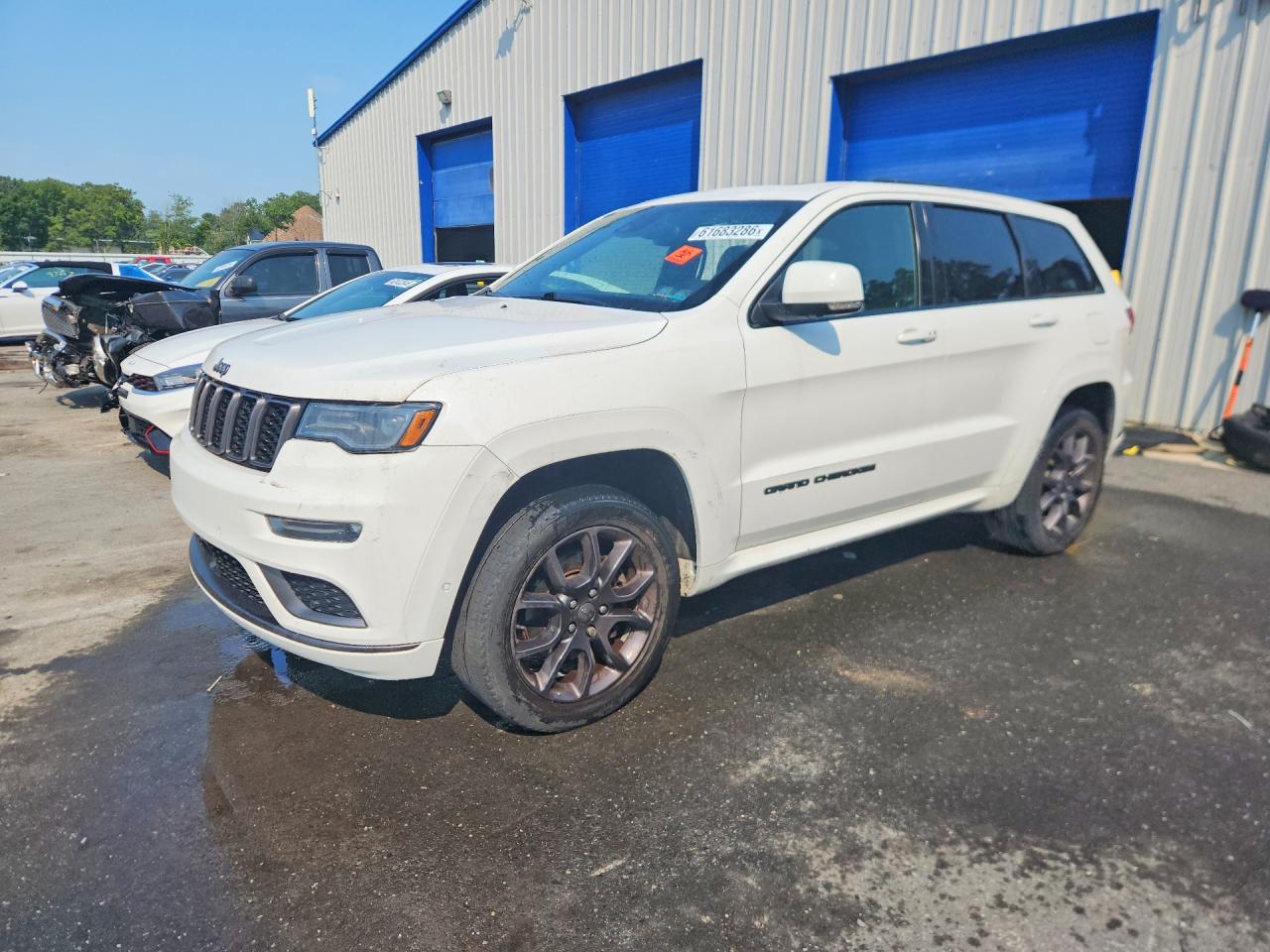 2021 Jeep Grand Cherokee Overland White vin: 1C4RJFCG3MC759746